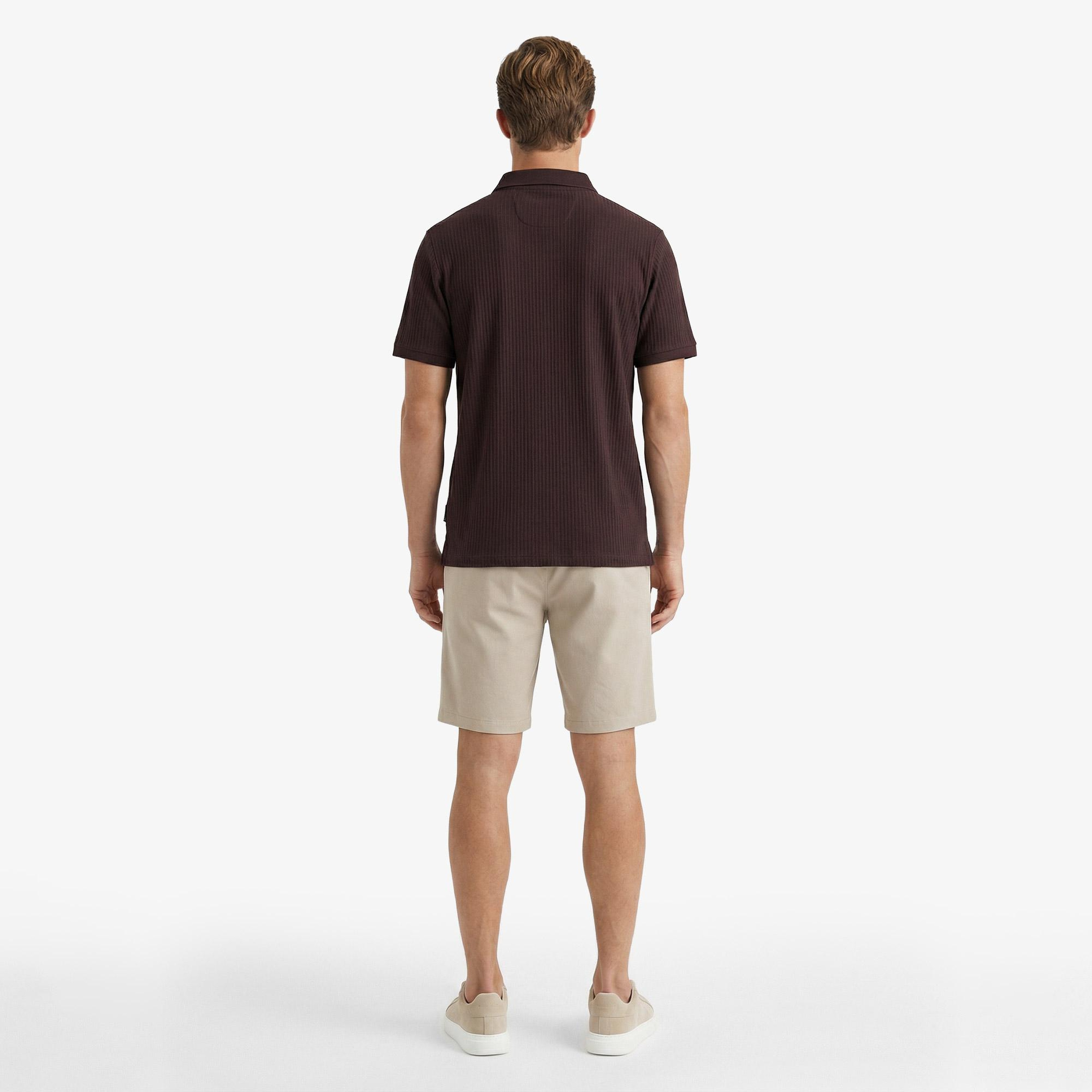 Nautica Erkek Kahverengi Regular Fit Polo Yaka T-Shirt