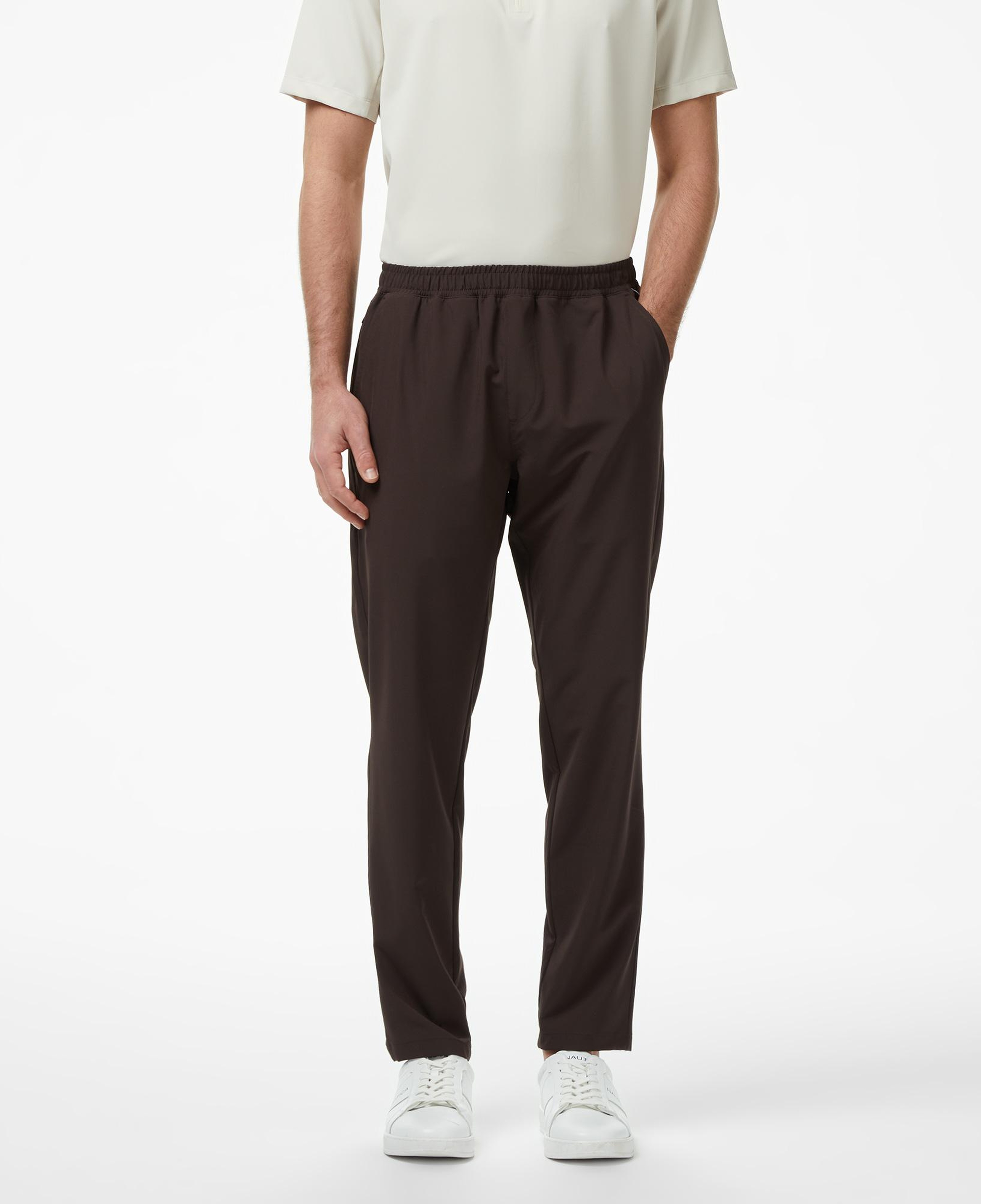 Nautica Erkek Kahverengi Slim Fit Teknik Pantolon