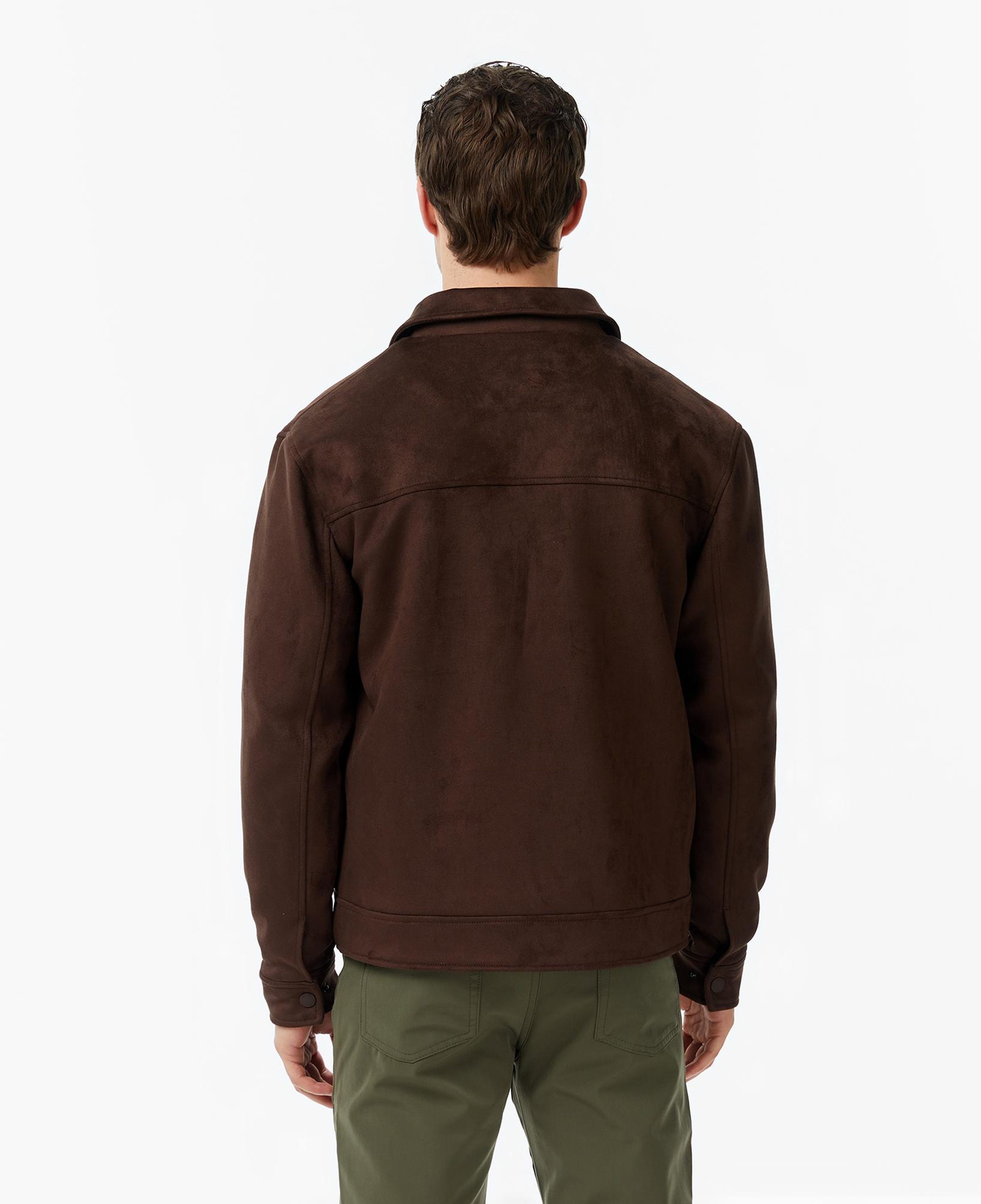 Nautica Erkek Kahverengi Regular Fit Süet Ceket