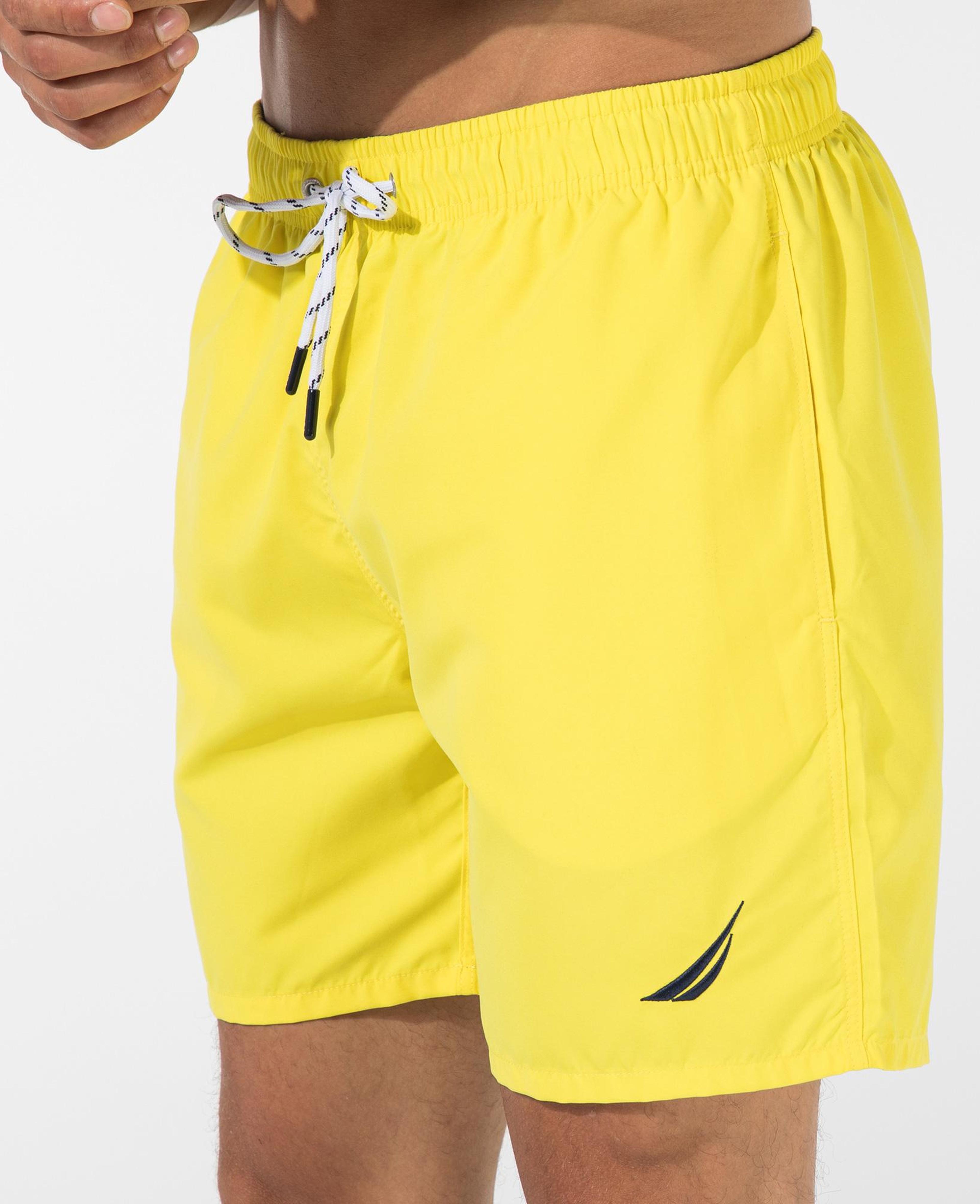 Nautica Erkek Sarı Regular Fit Deniz Şortu