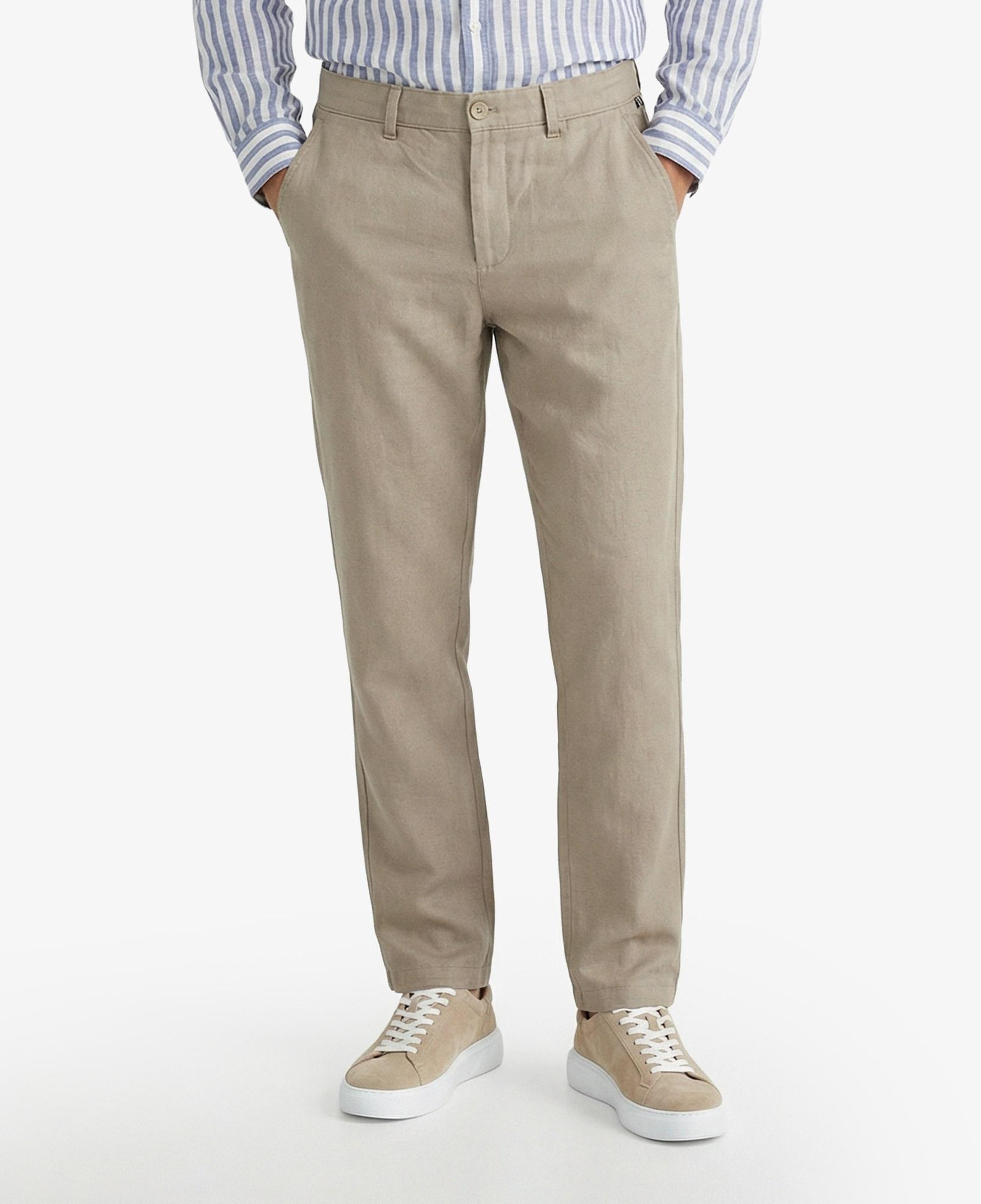 Nautica Erkek Kahverengi Regular Fit Pantolon