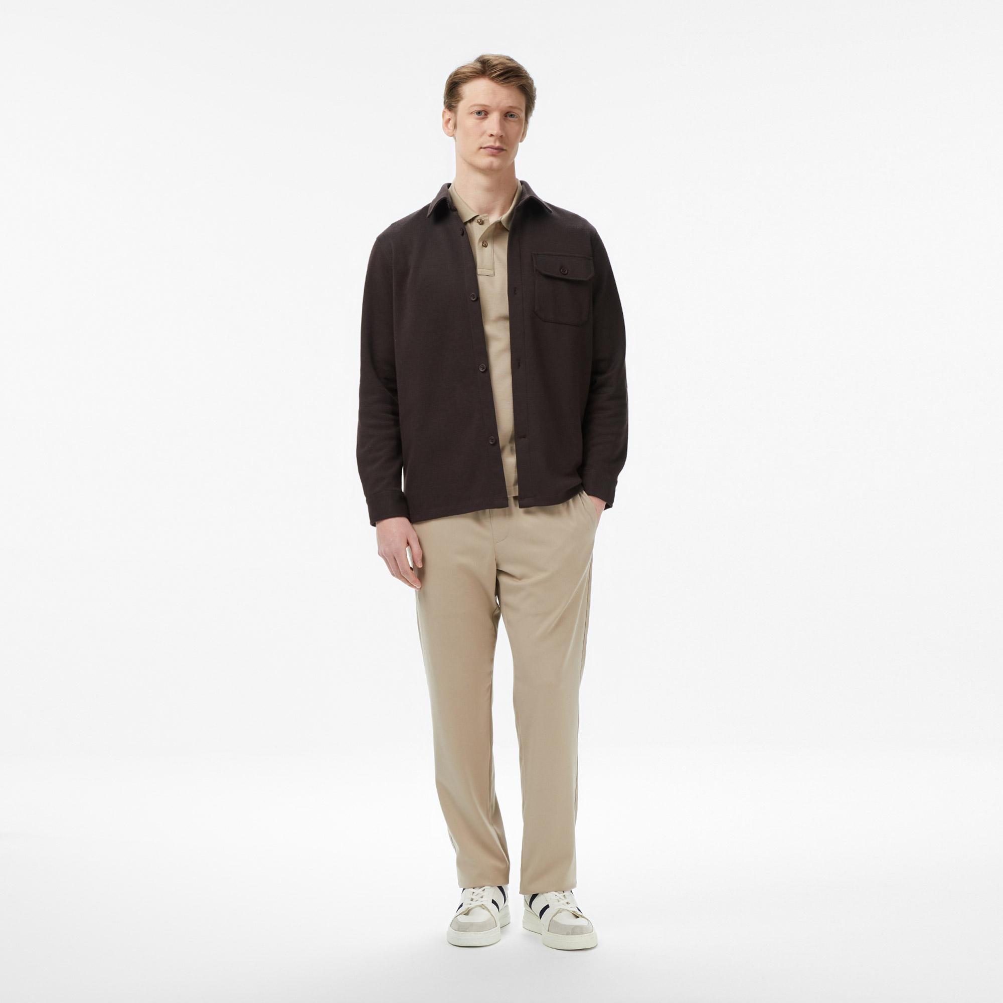 Nautica Erkek Kahverengi Regular Fit Gömlek
