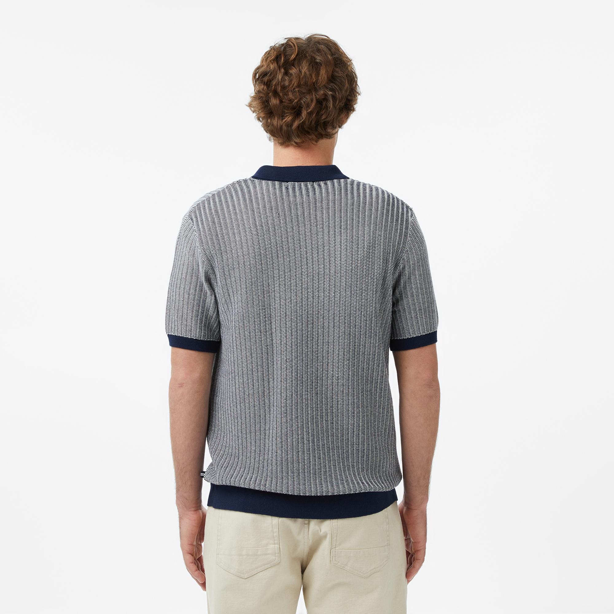 Nautica Erkek Lacivert Regular Fit Kısa Kollu Triko