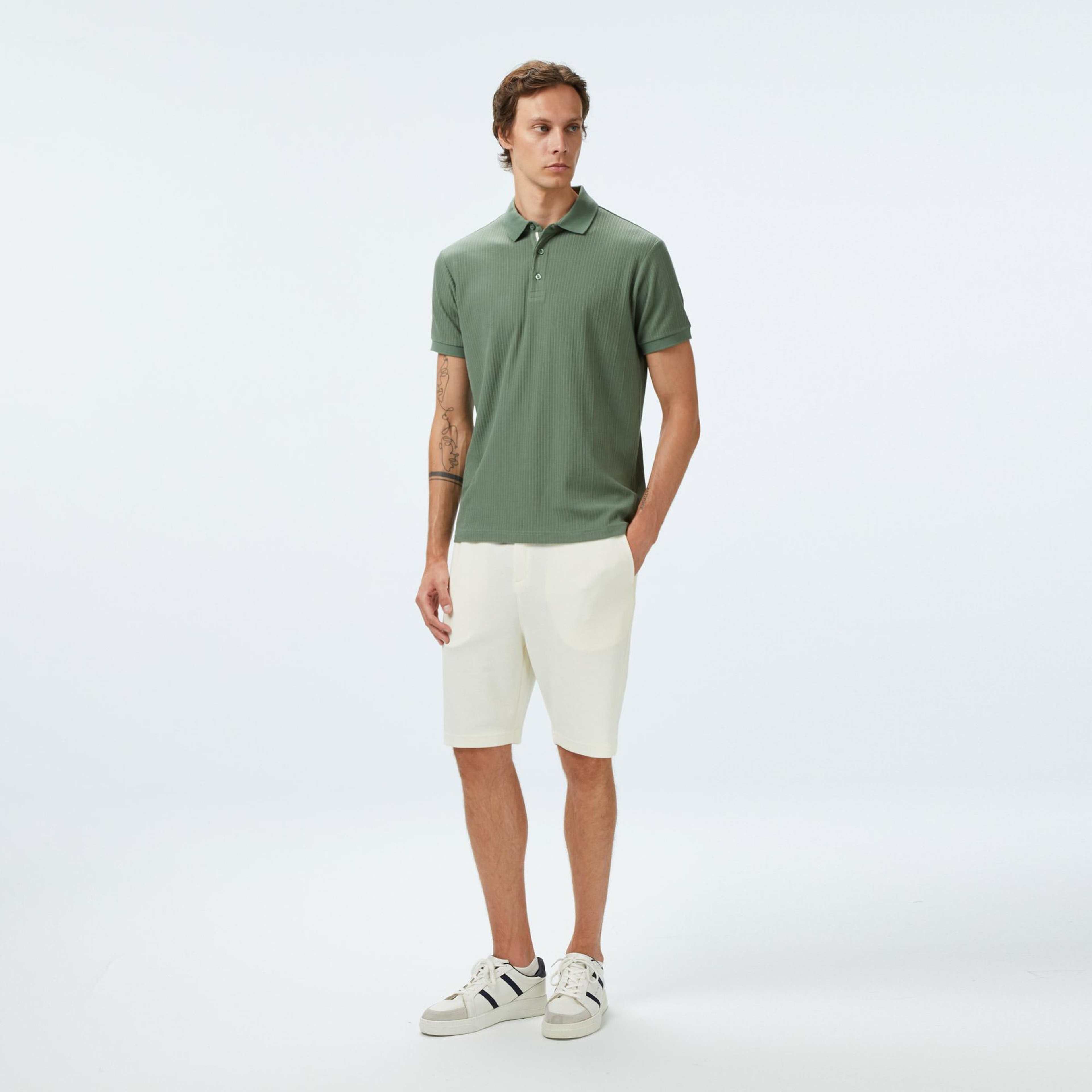 Nautica Erkek Krem Regular Fit Şort