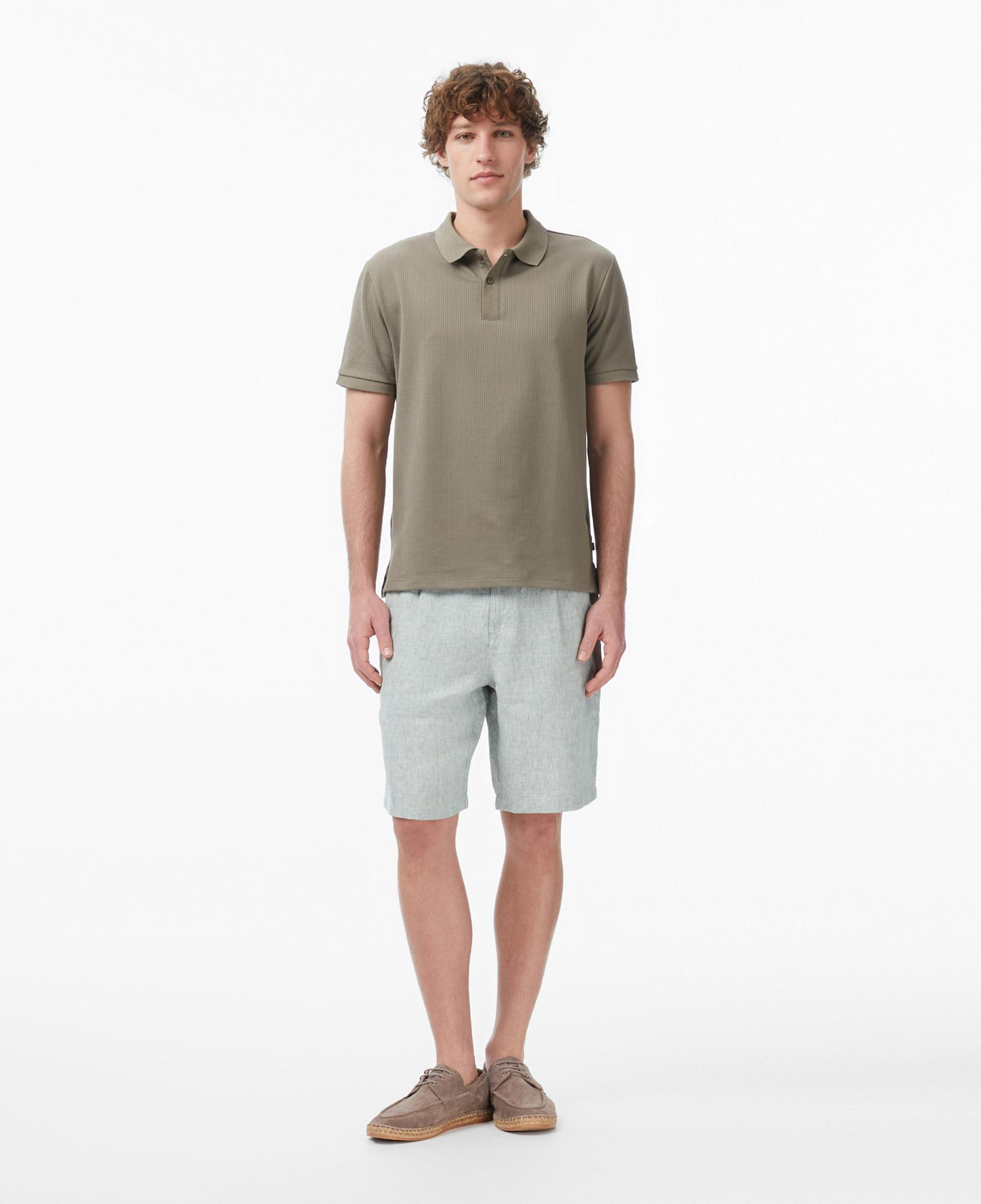 Nautica Erkek Yeşil Regular Fit Keten Şort