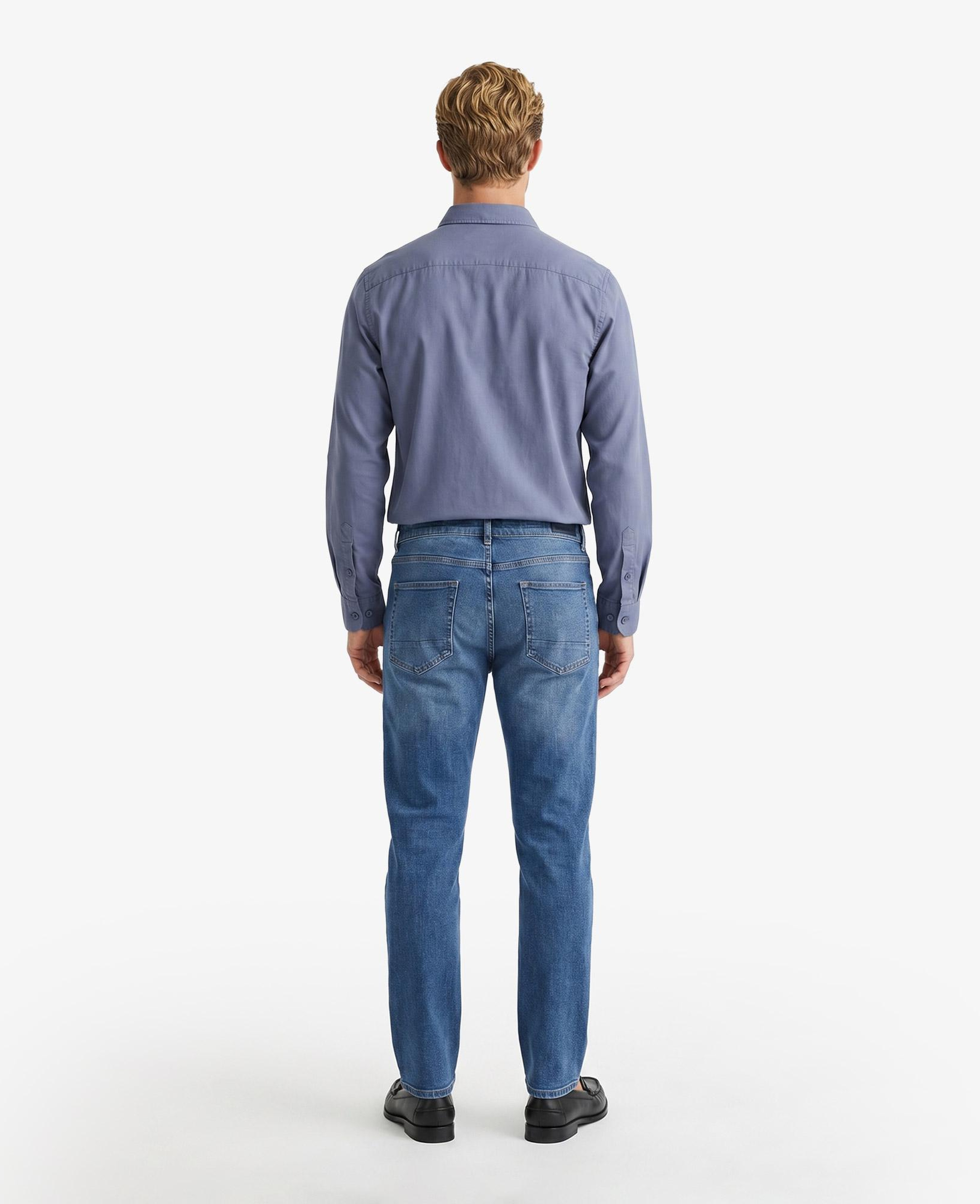 Nautica Erkek Mavi Slim Fit Denim Pantolon