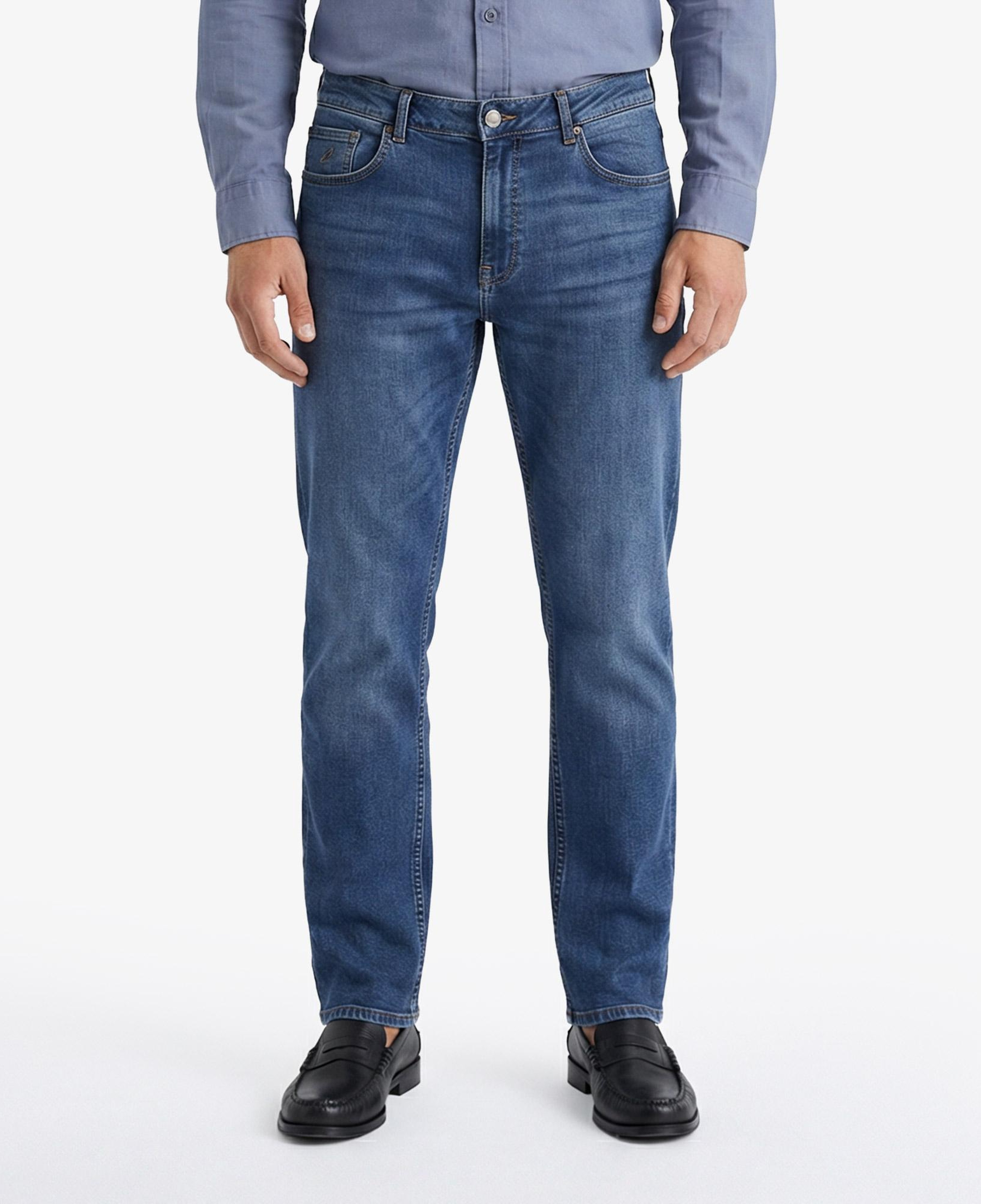Nautica Erkek Mavi Slim Fit Denim Pantolon