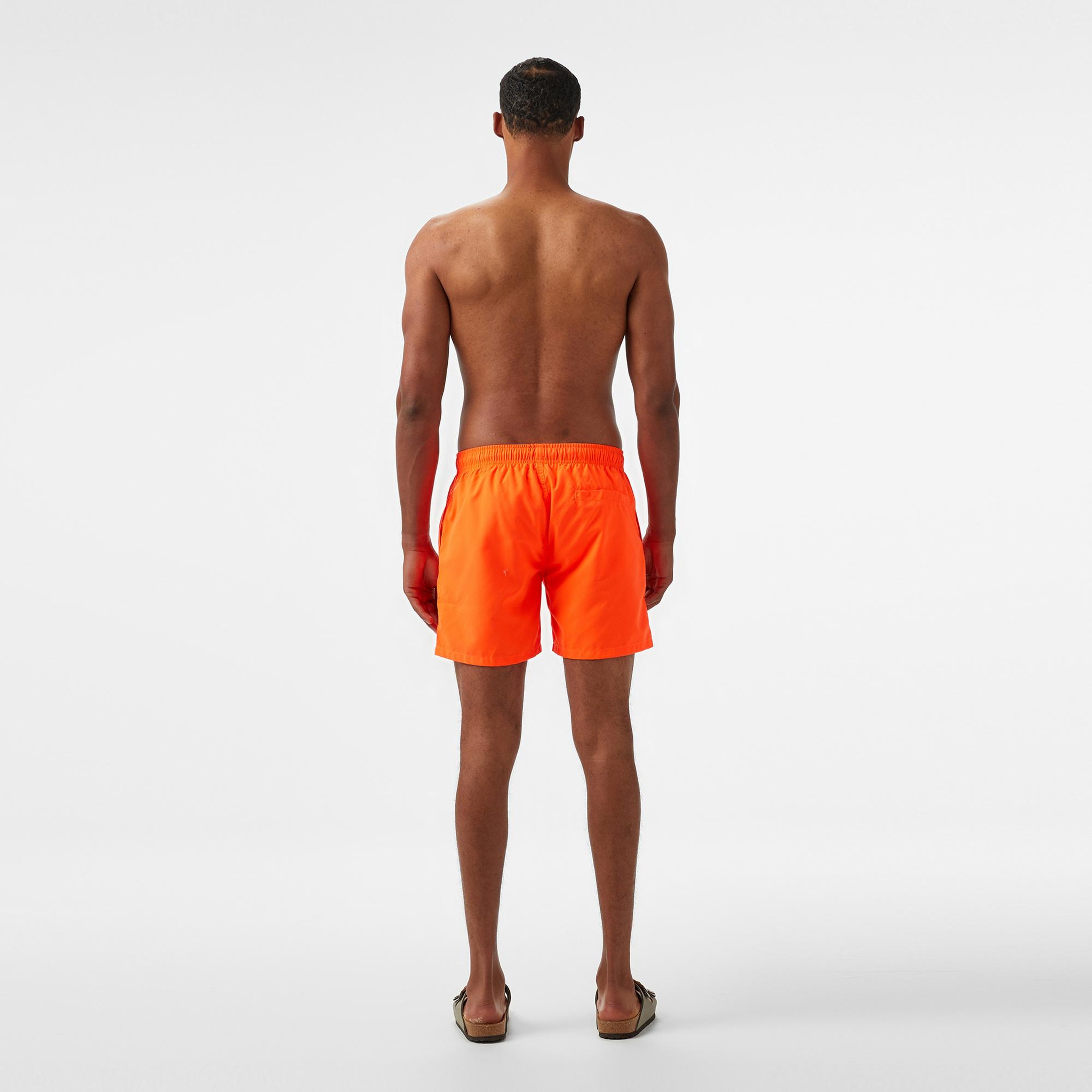 Nautica Erkek Turuncu Standart Fit Deniz Şortu