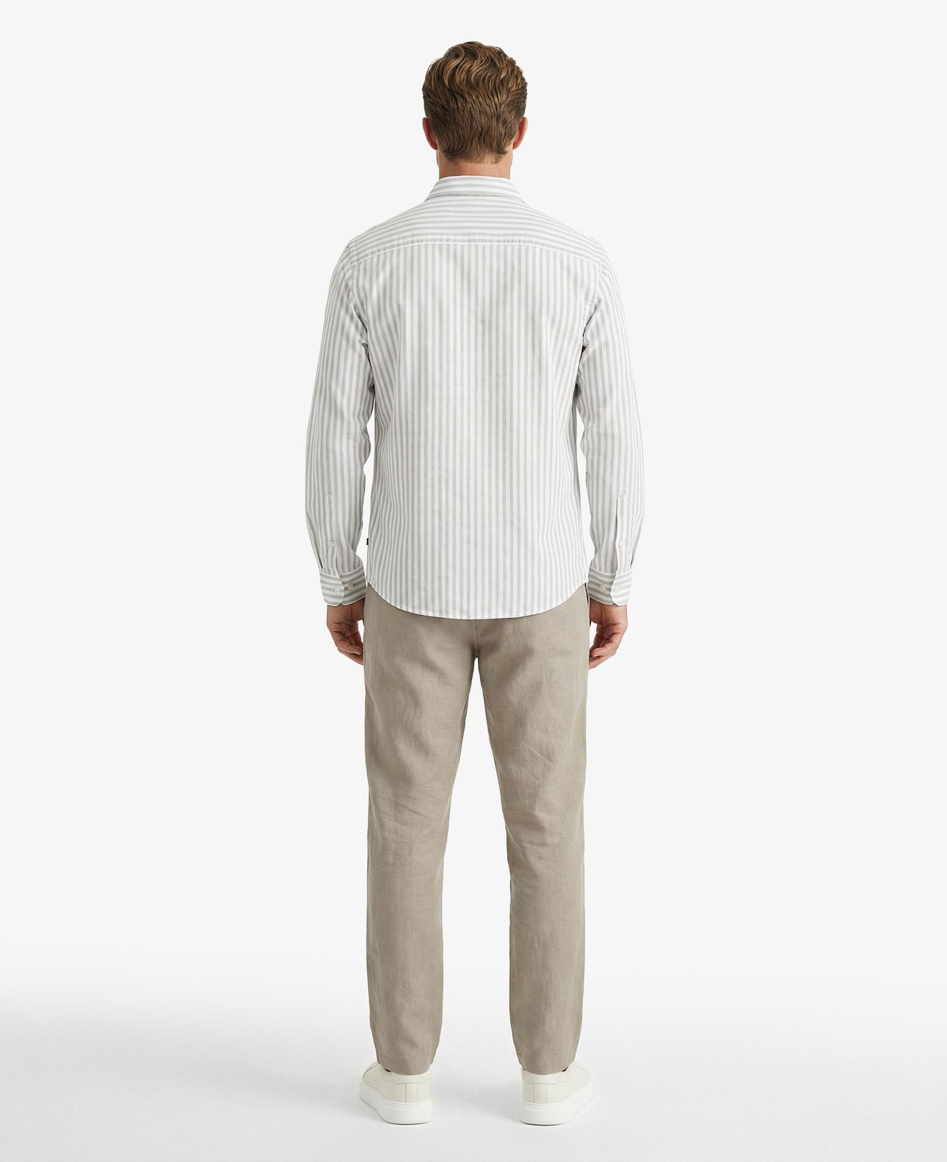 Nautica Erkek Yeşil Regular Fit Çizgili Gömlek