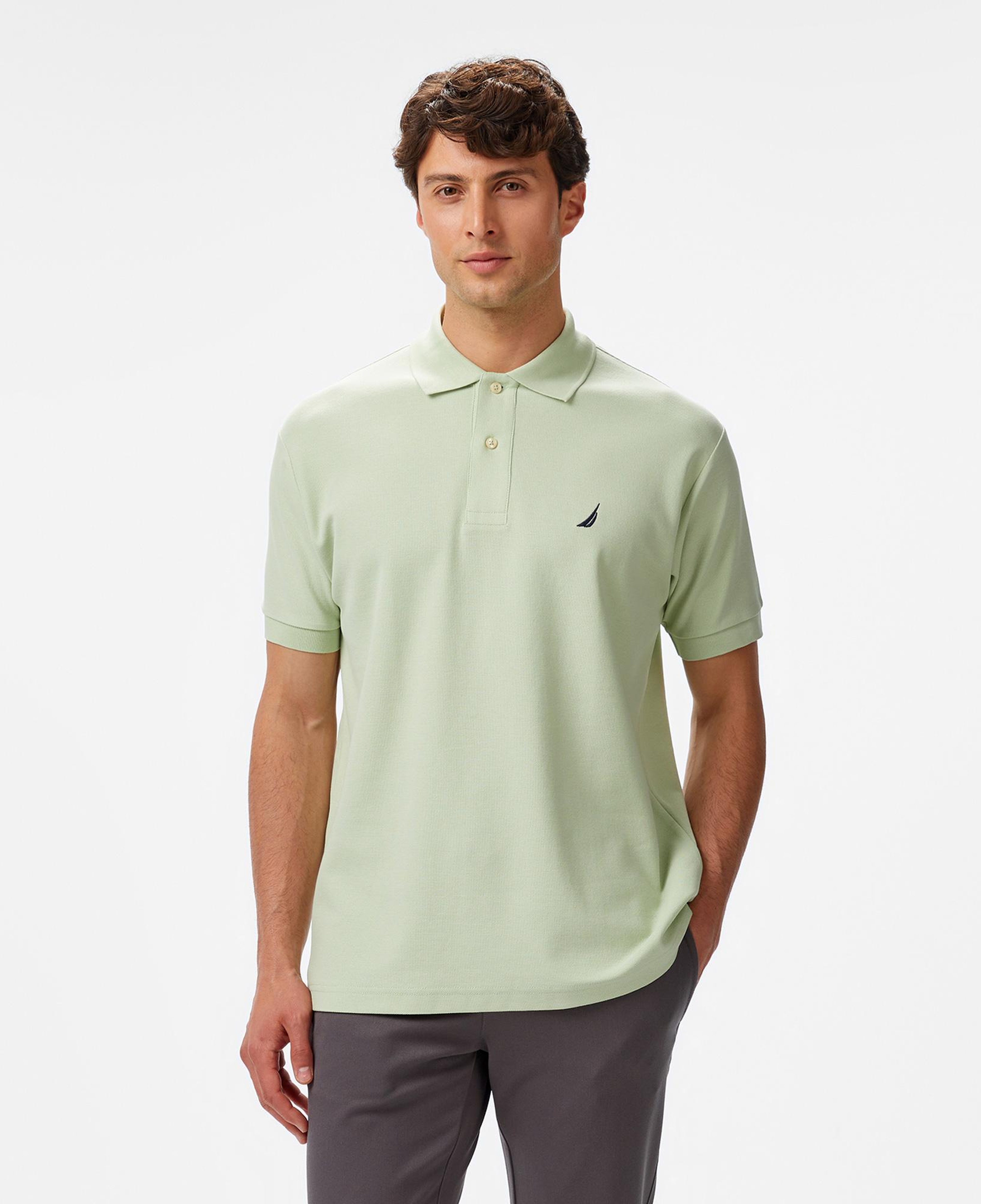 Nautica Erkek Yeşil Classic Fit Polo Yaka T-Shirt