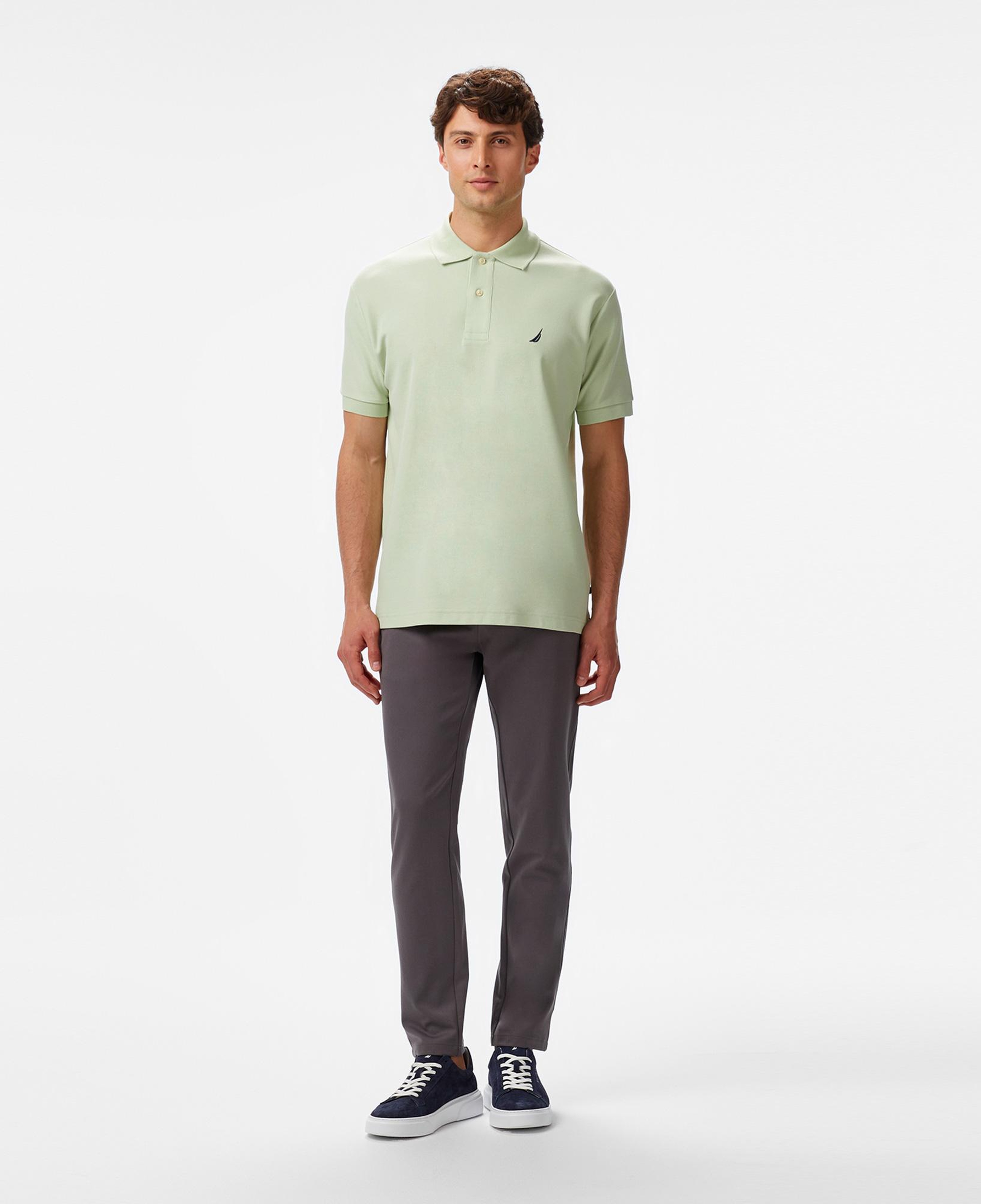Nautica Erkek Yeşil Classic Fit Polo Yaka T-Shirt