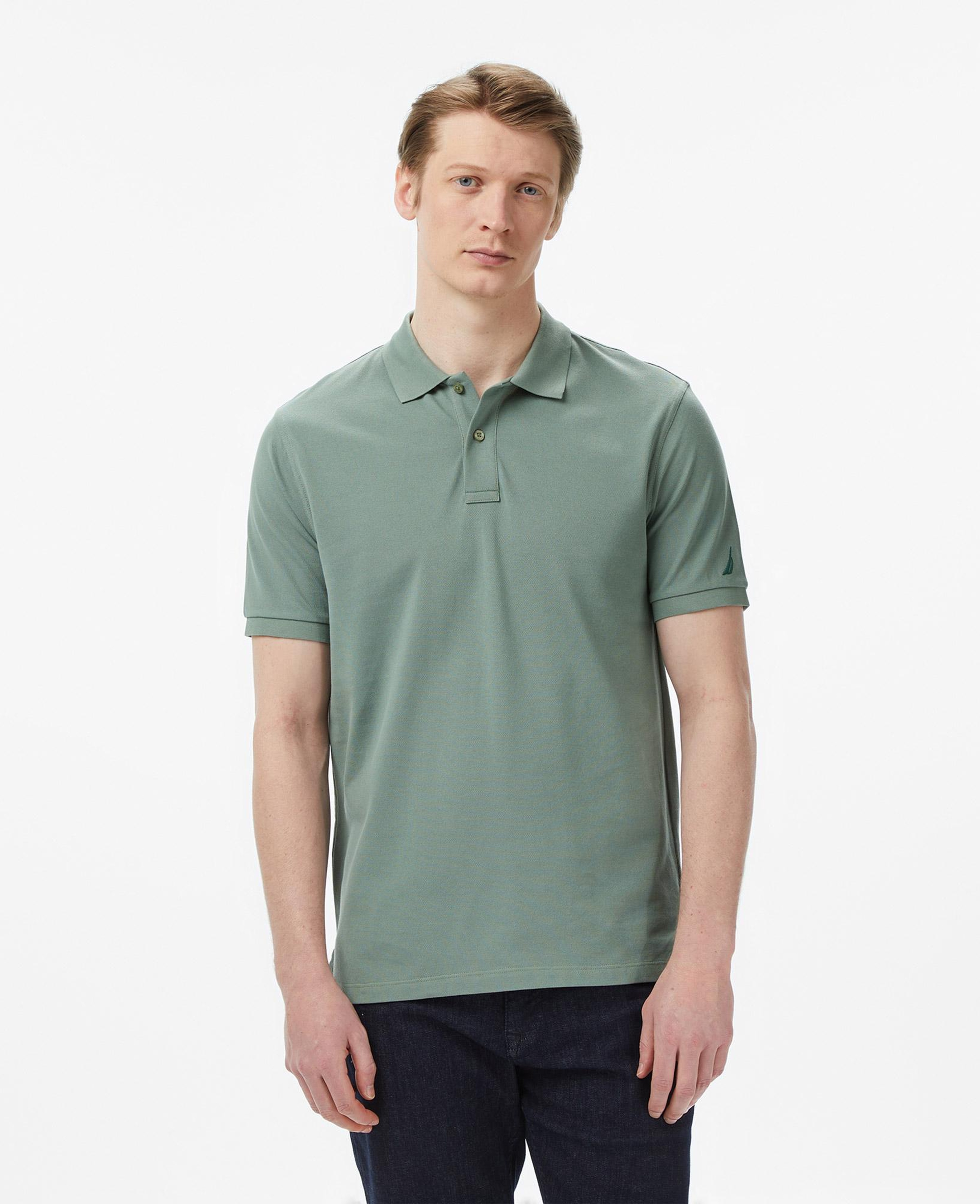 Nautica Erkek Yeşil Regular Fit Polo Yaka T-Shirt