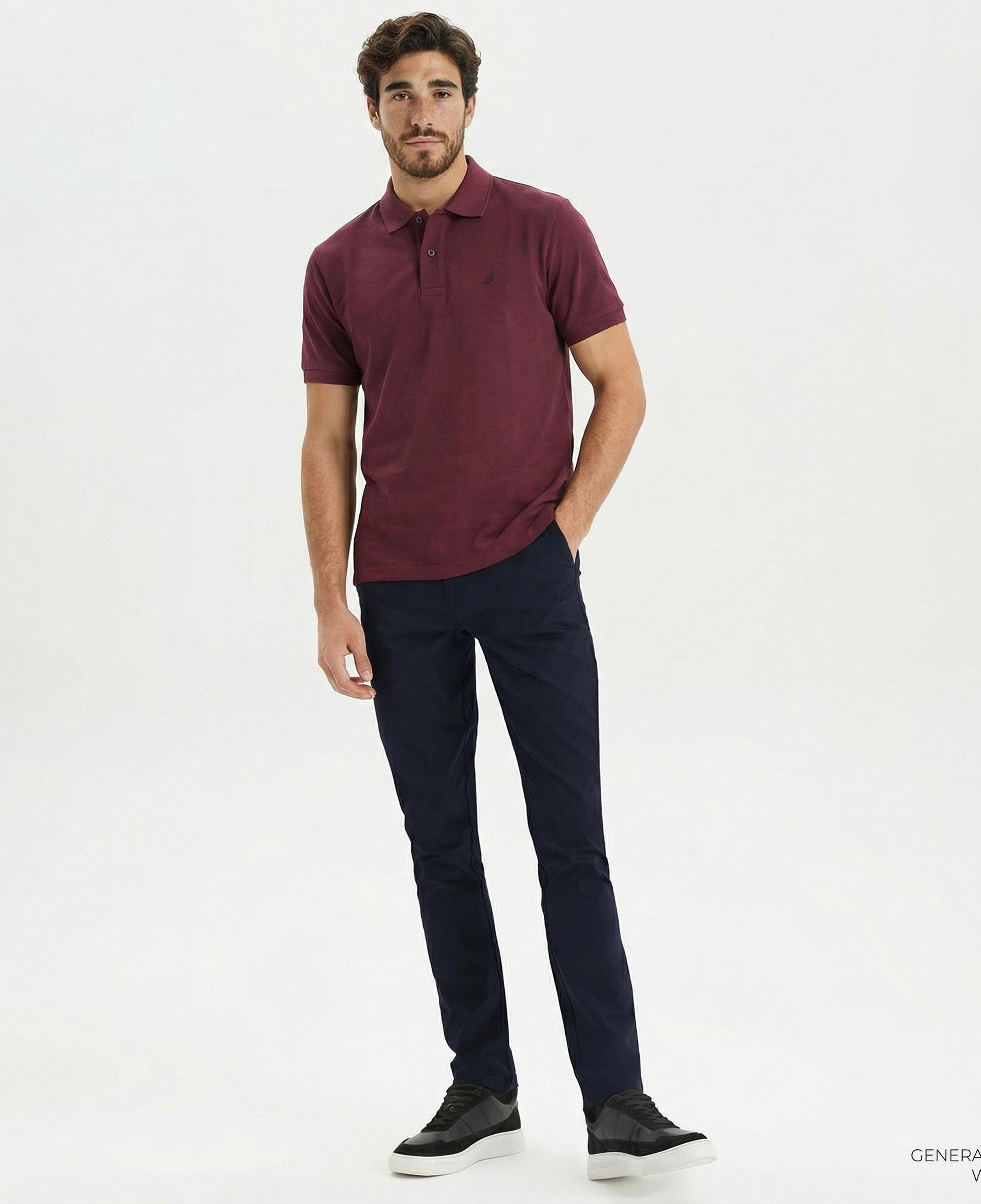 Nautica Erkek Lacivert Slim Fit Chino Pantolon