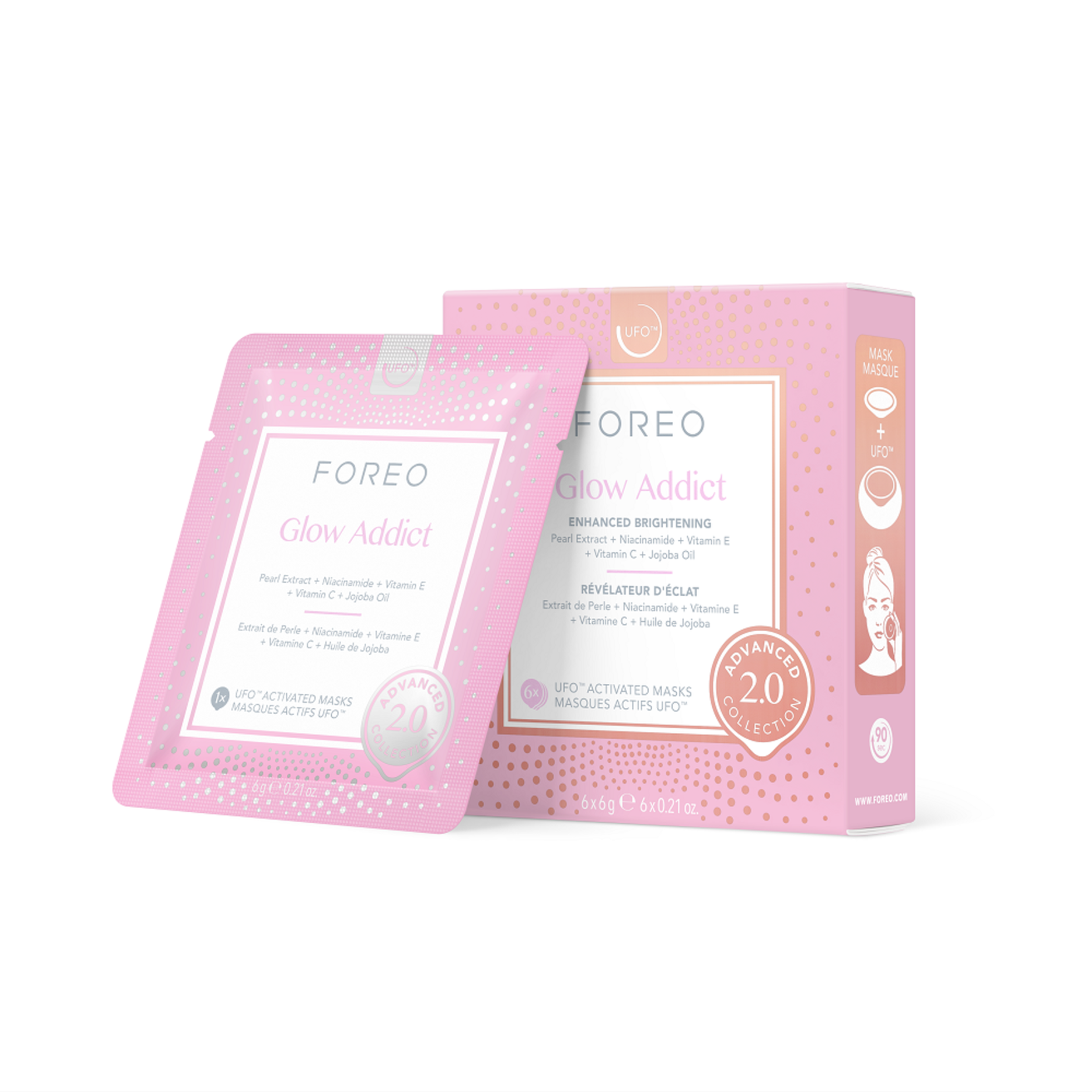 FOREO UFO Glow Addict 2.0 6'lı Maske