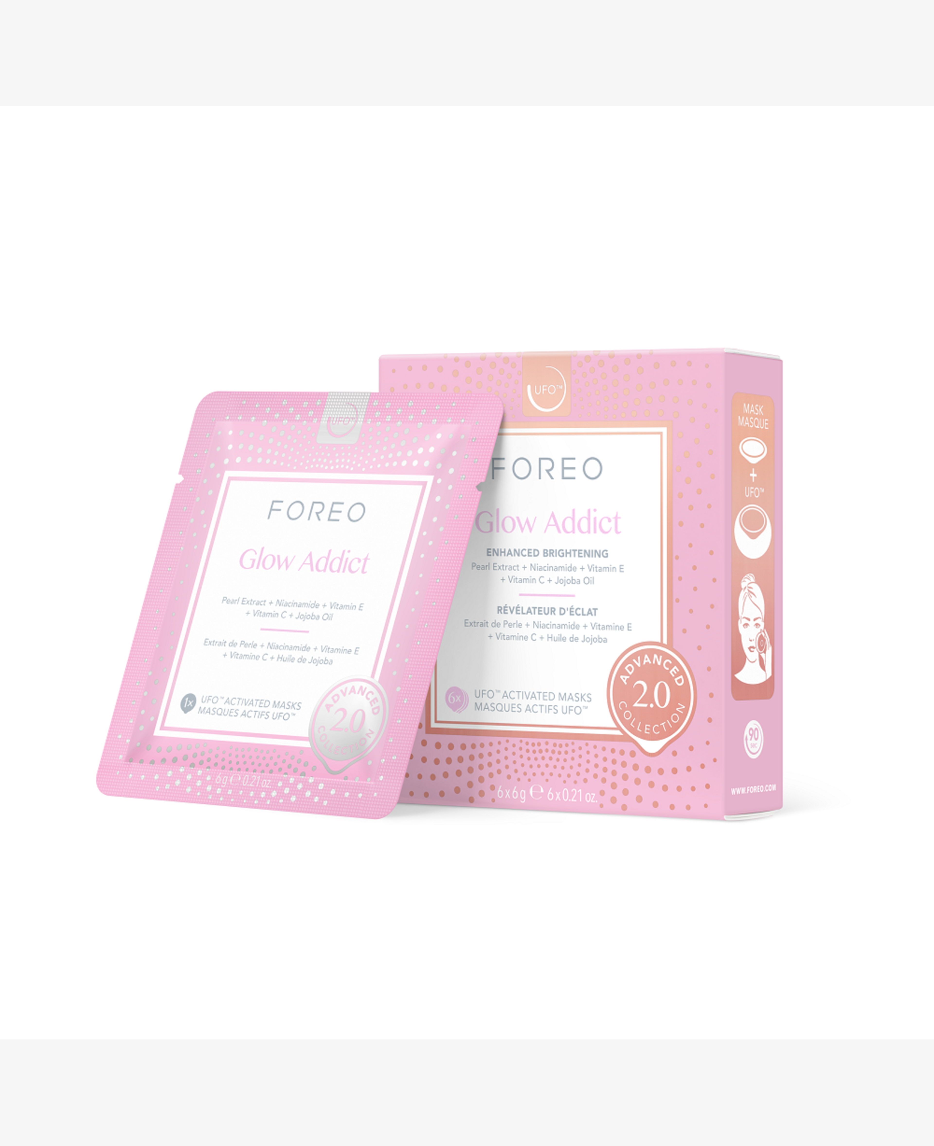 FOREO UFO Glow Addict 2.0 6'lı Maske