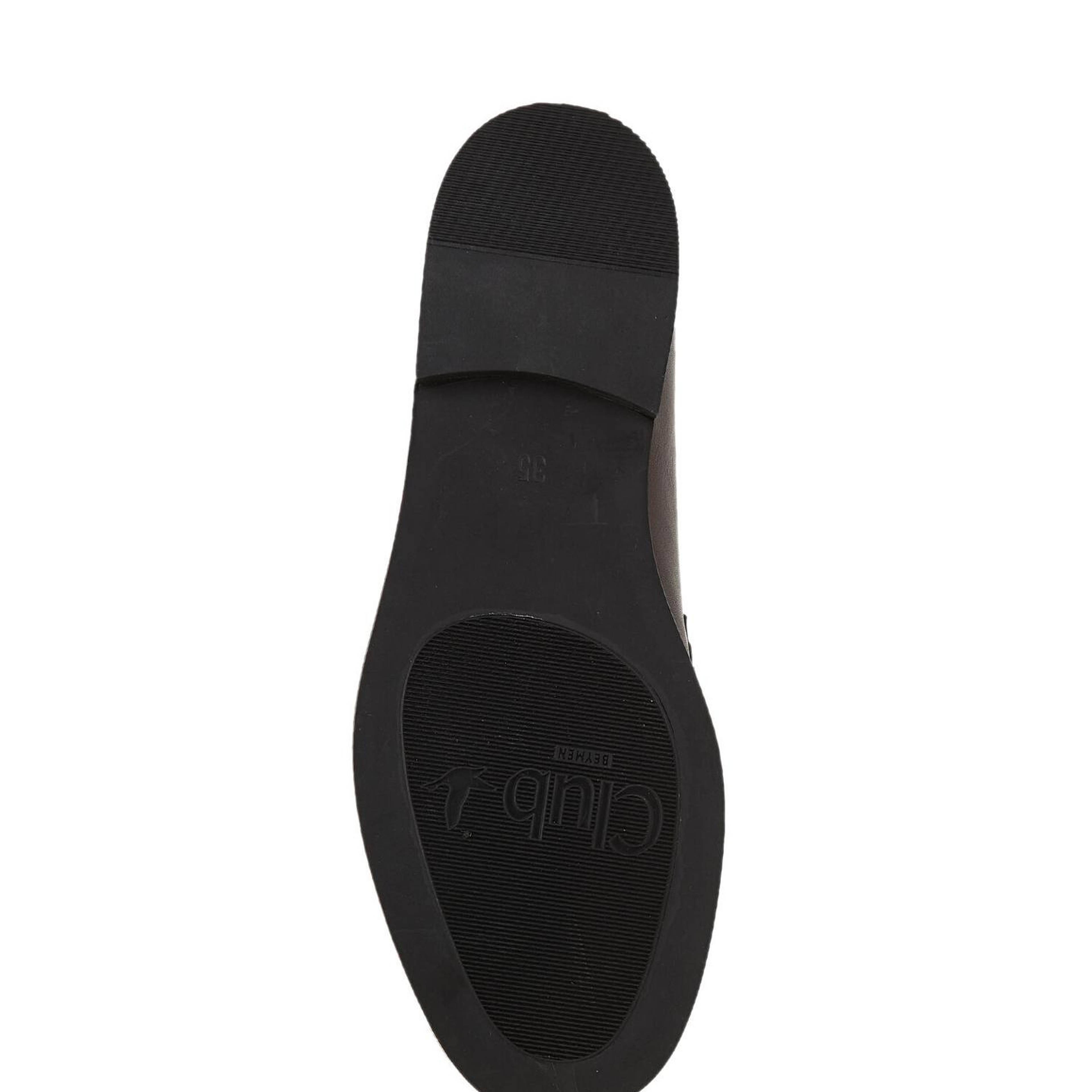Beymen Club Kadın Kahverengi Zincir Logo Detaylı Deri Loafer