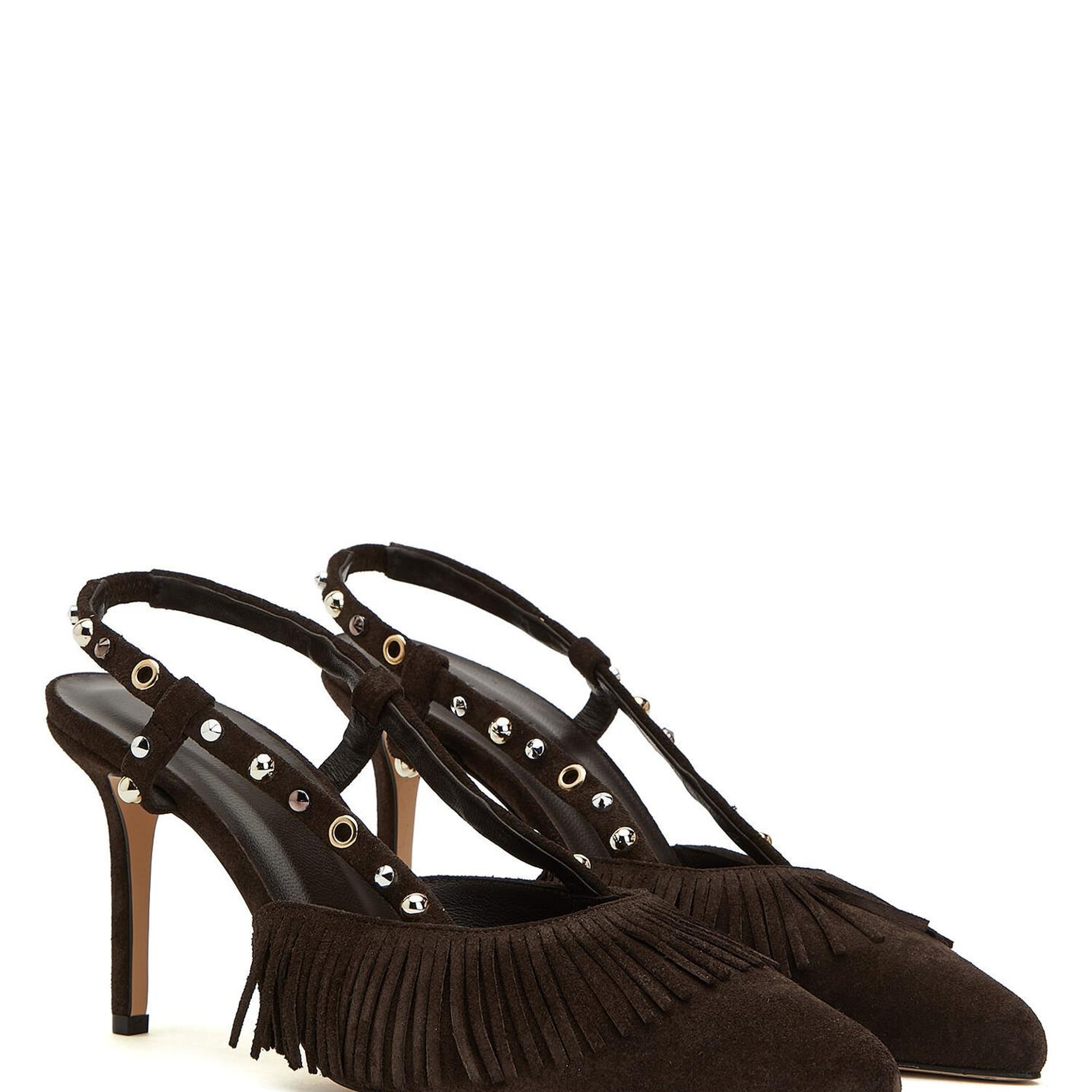 Beymen Club Kadın Kahverengi Troklu Slingback Pump