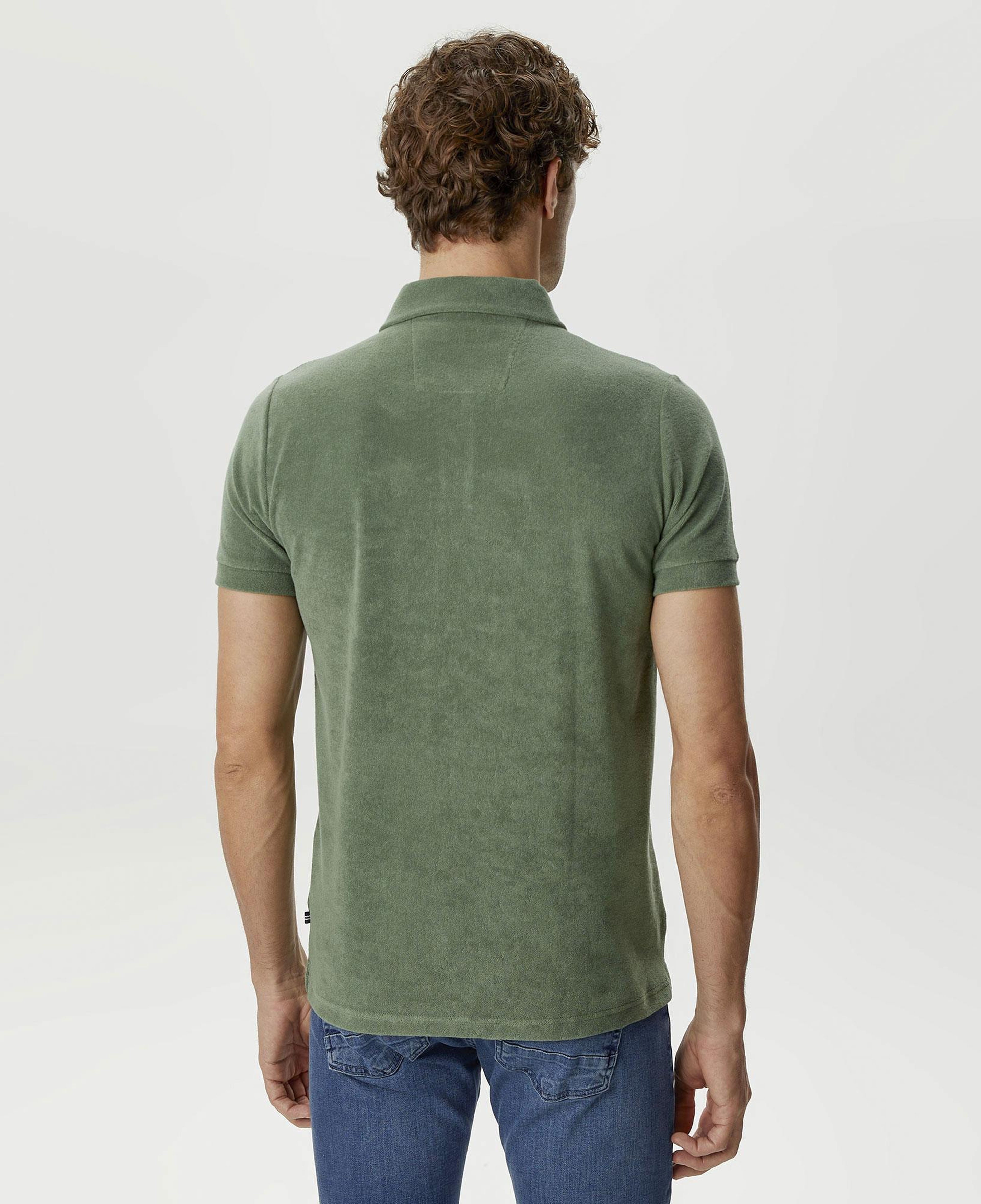Nautica Erkek Yeşil Classic Fit Kısa Kollu Polo Yaka T-Shirt