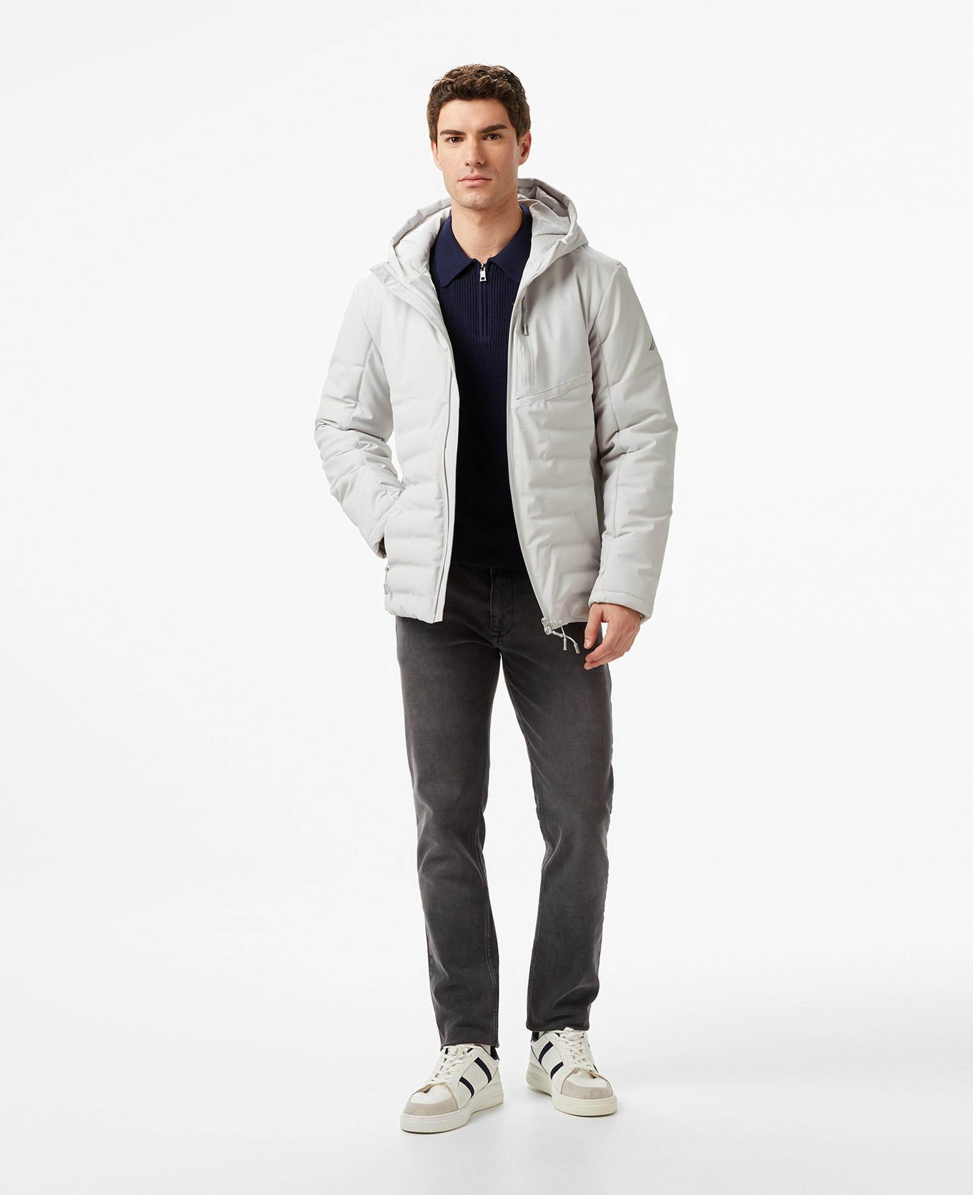 Nautica Erkek Gri Regular Fit Mont