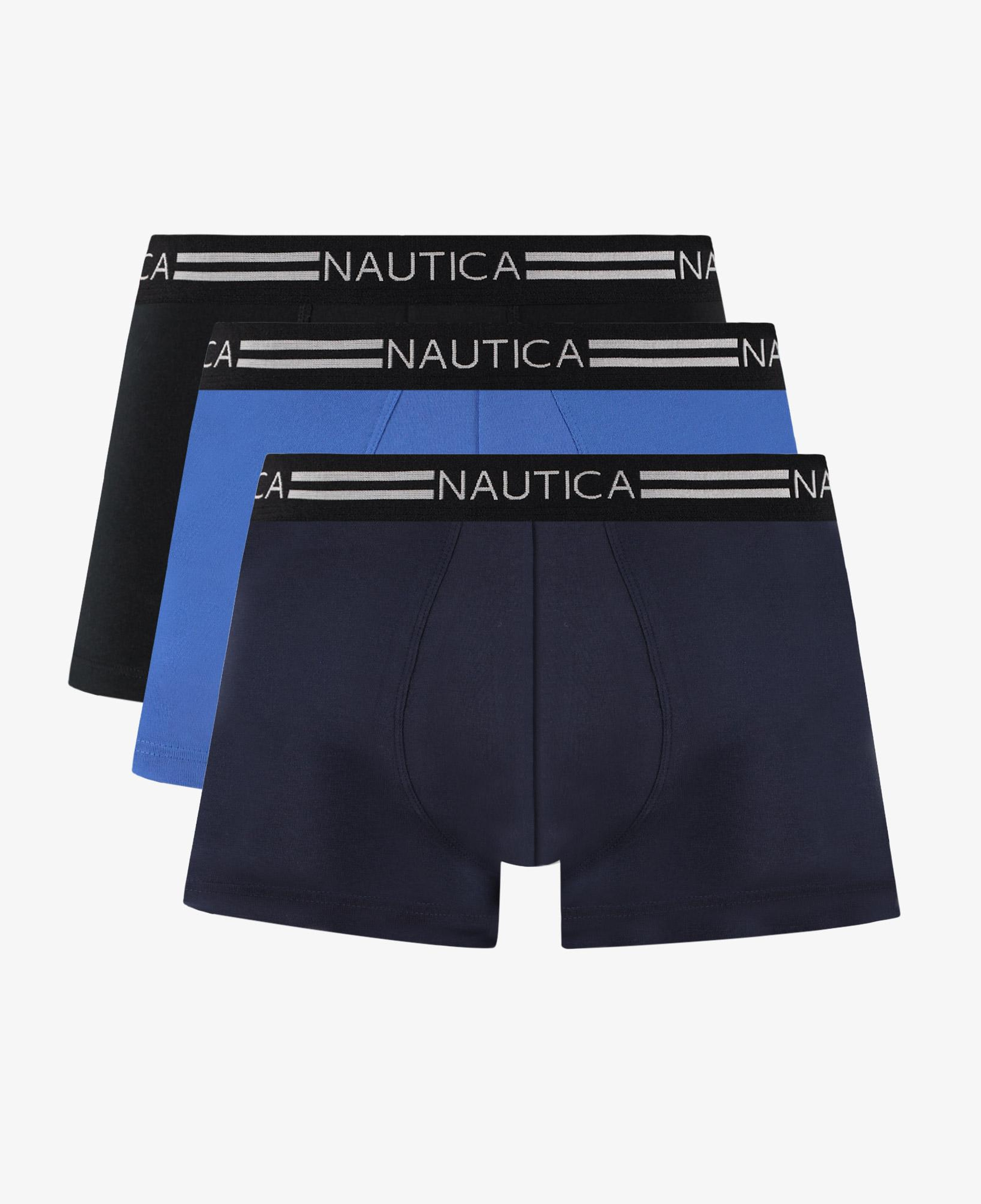 Nautica Erkek Mavi Standart Fit 3'lü Boxer