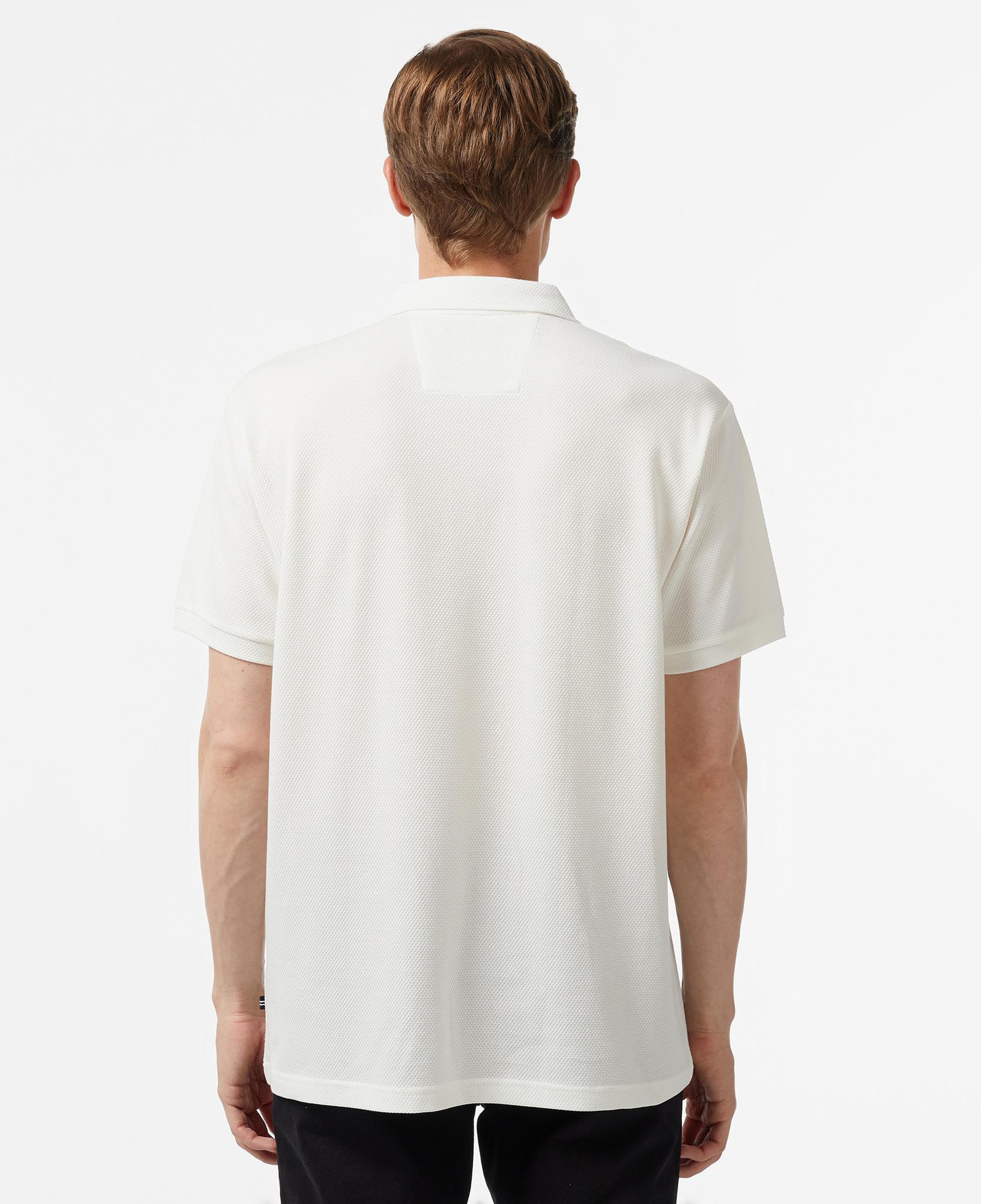 Nautica Erkek Kırık Beyaz Classic Fit Polo Yaka T-Shirt