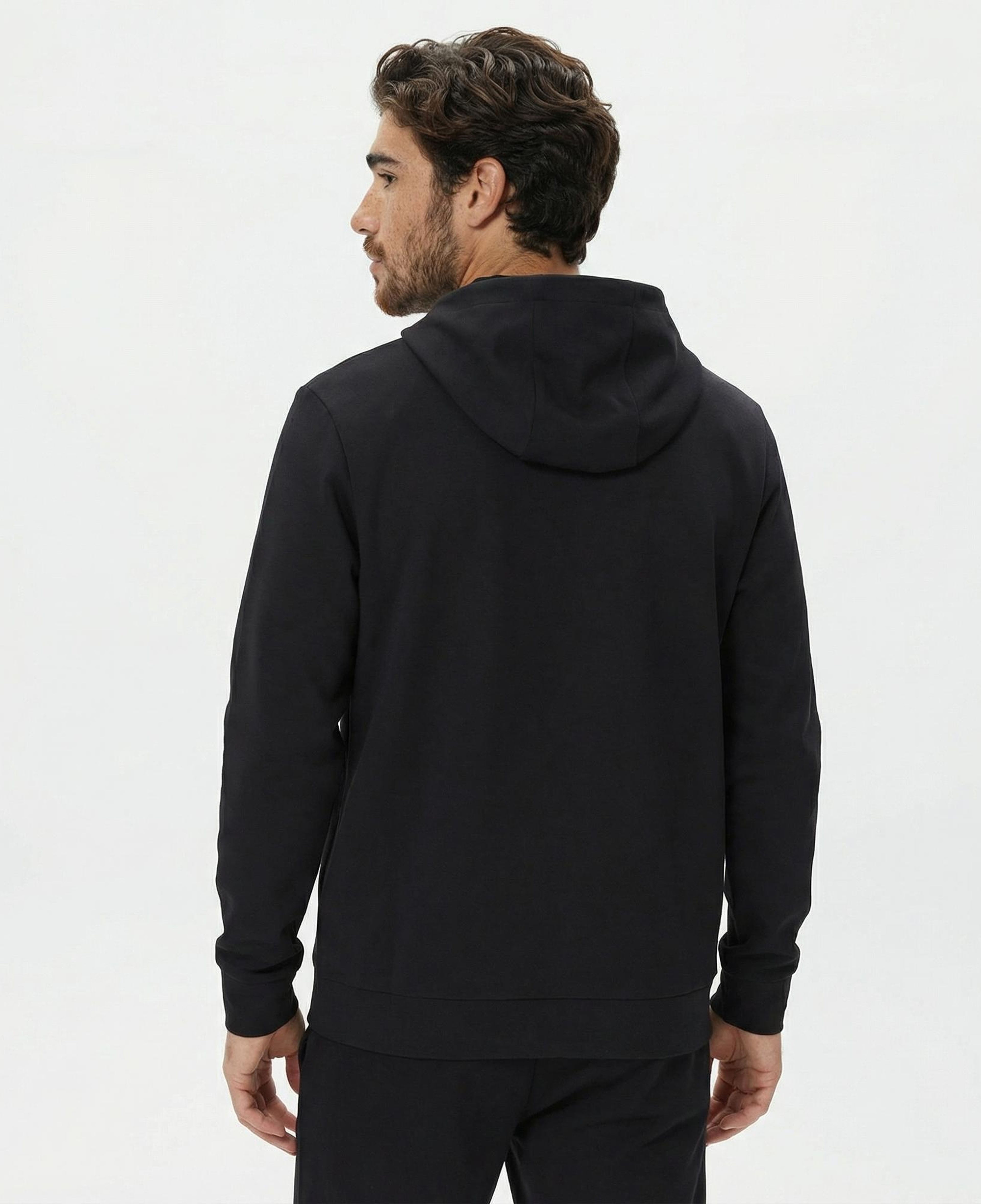 Nautica Erkek Siyah Standart Fit Sweatshirt