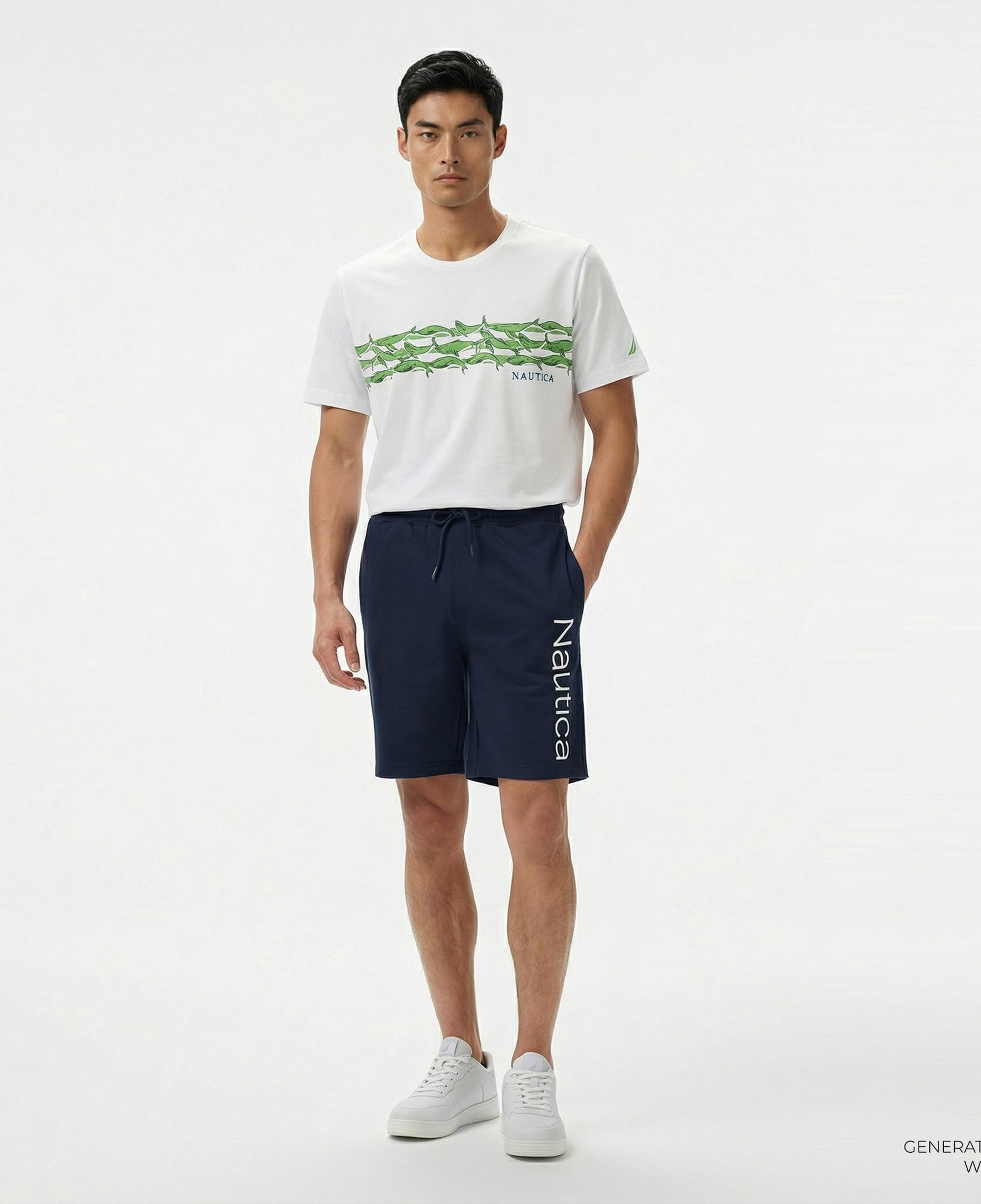 Nautica Erkek Lacivert Regular Fit Şort