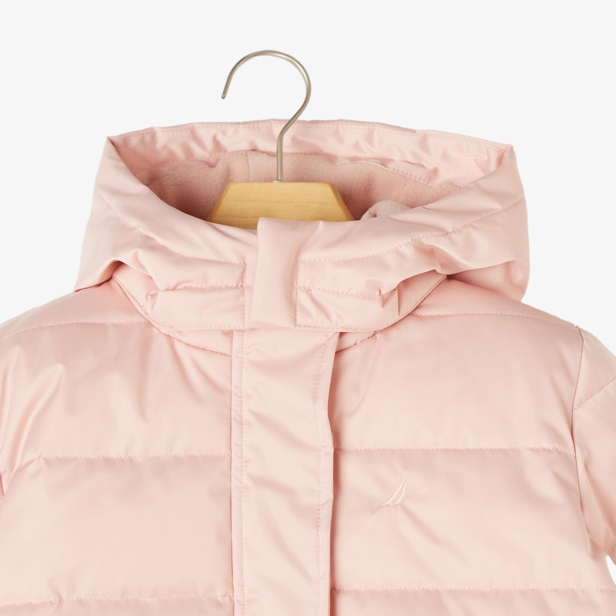 Nautica Kız Çocuk Pembe Kapüşonlu Mont