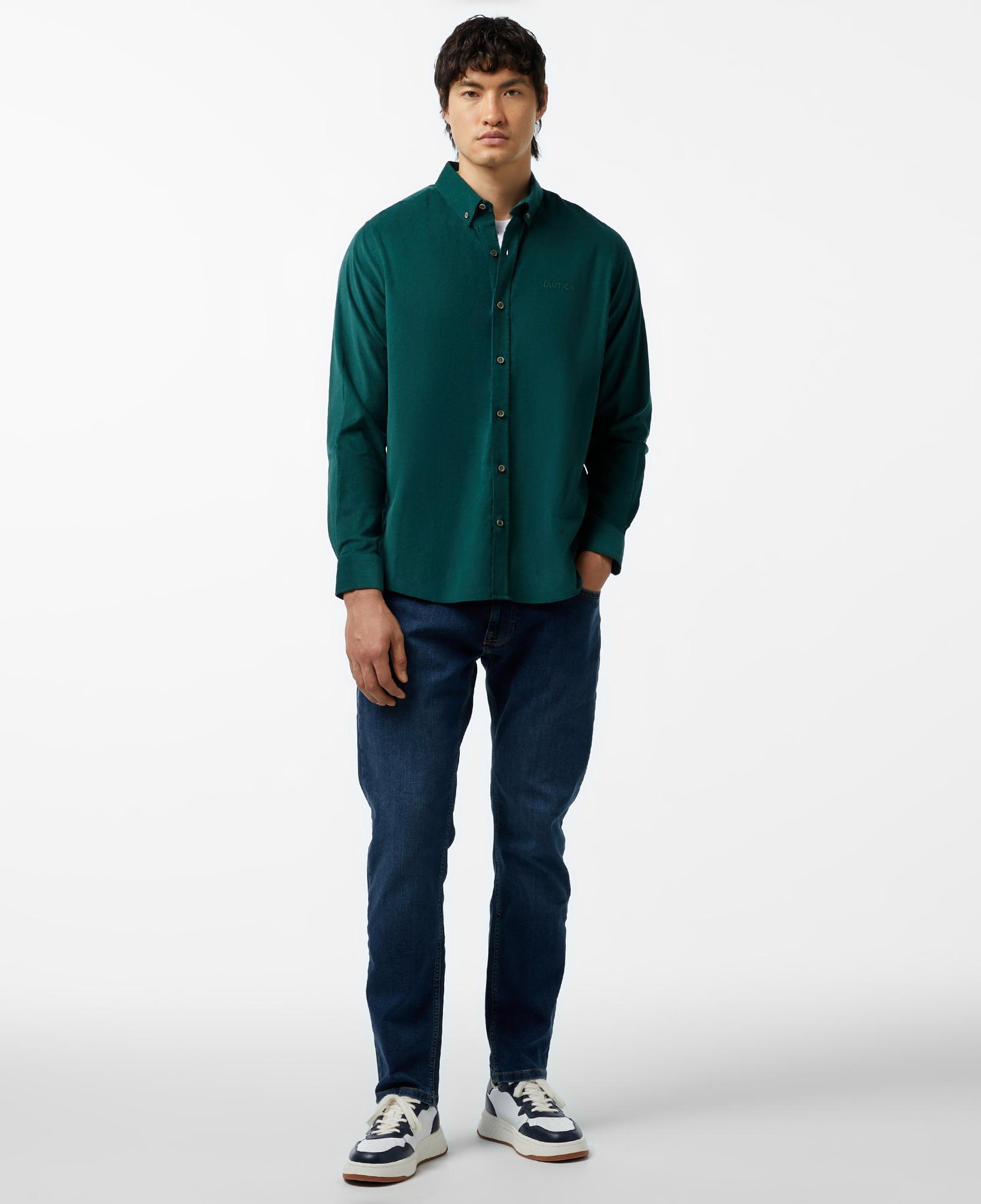 Nautica Erkek Yeşil Classic Fit Gömlek