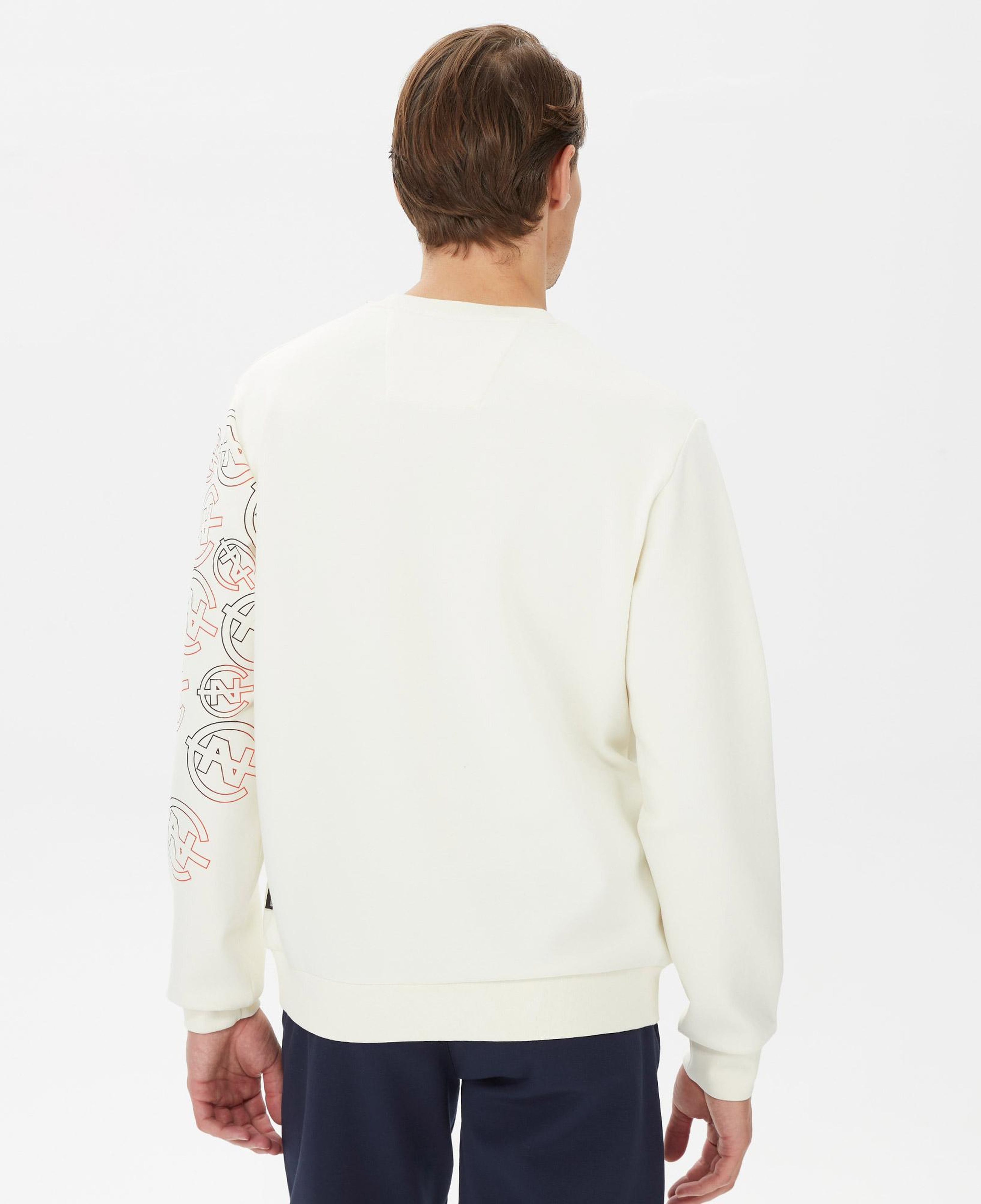 Nautica Erkek Beyaz Standart Fit Sweatshirt