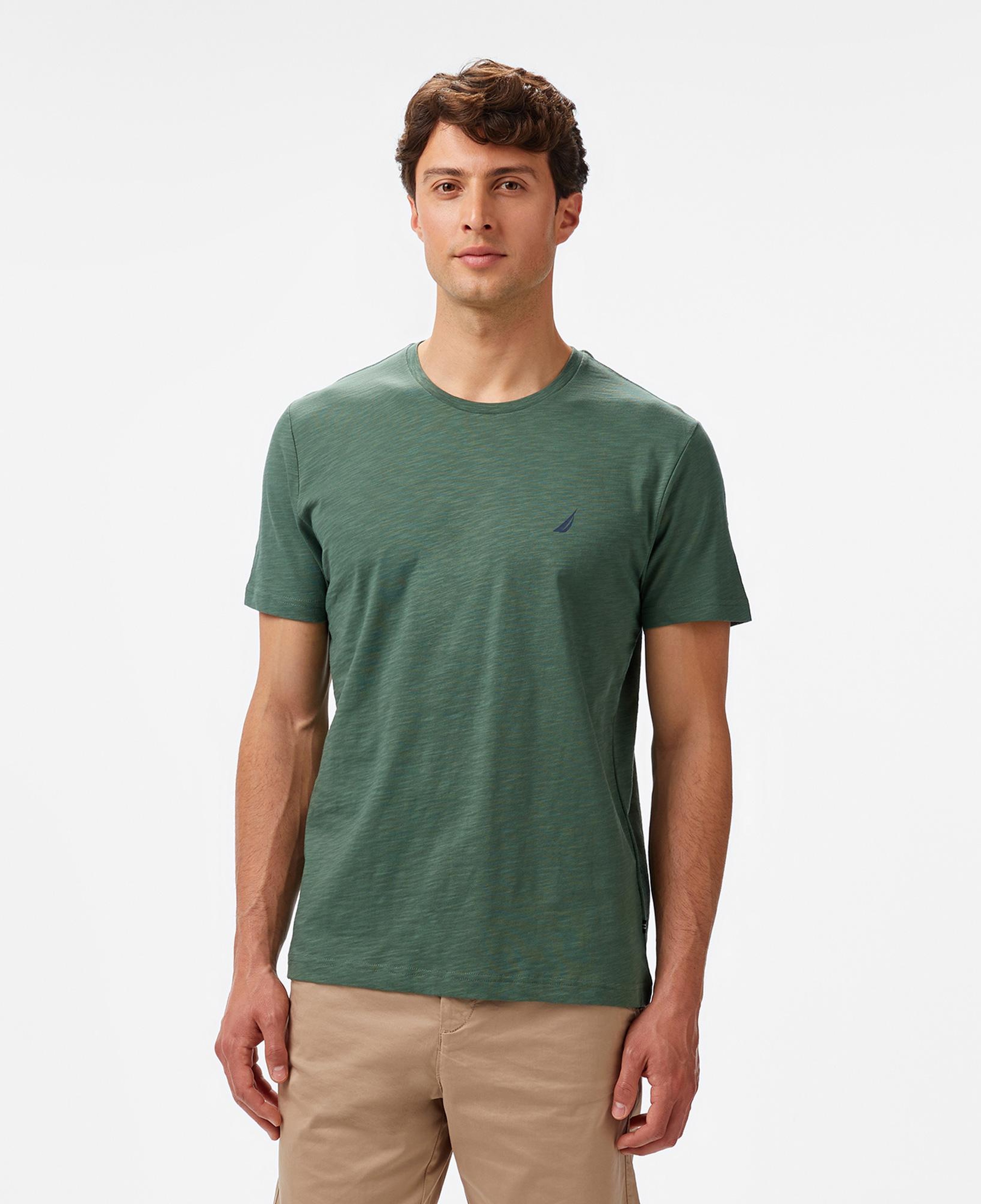 Nautica Erkek Yeşil Regular Fit T-Shirt