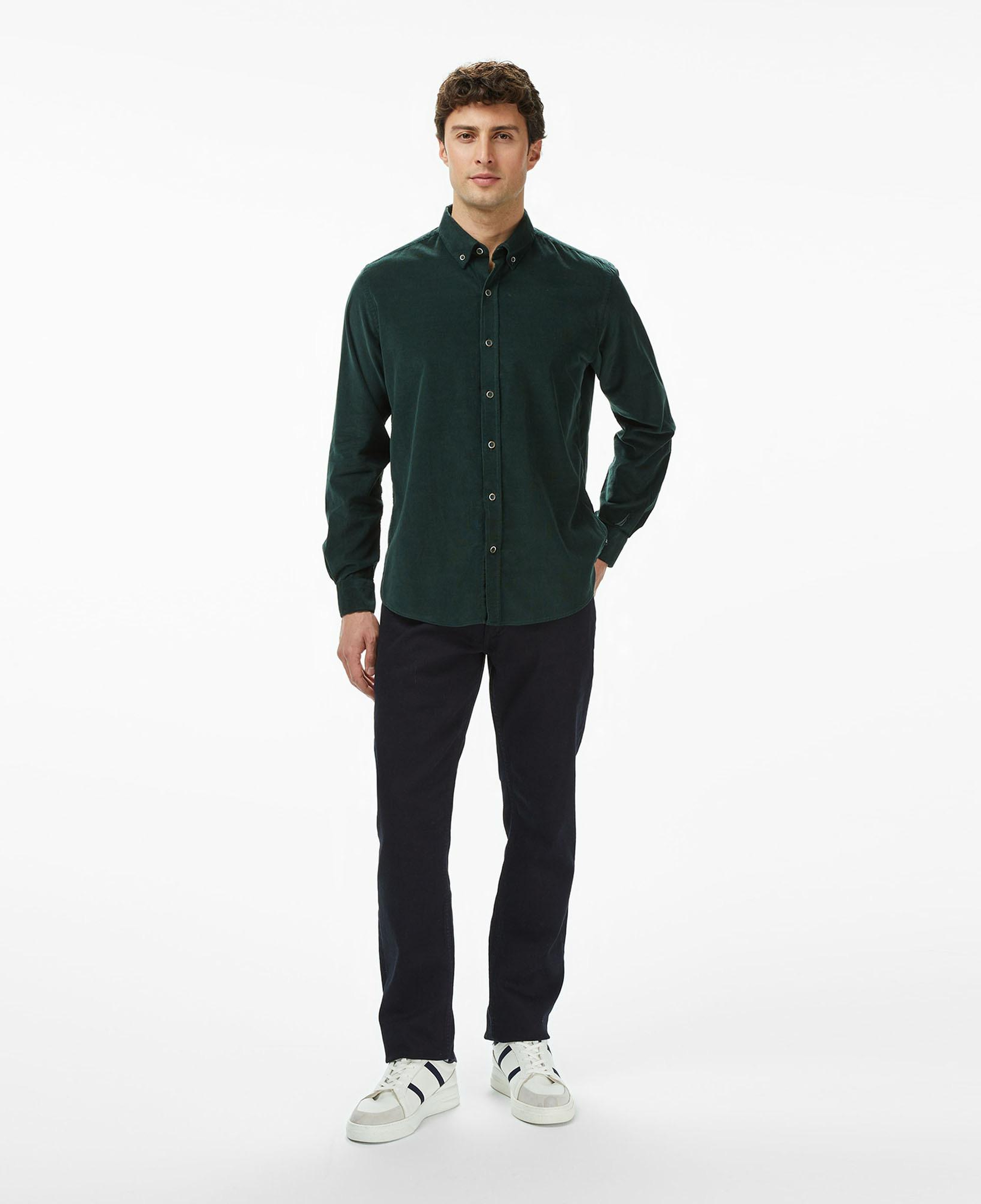Nautica Erkek Yeşil Classic Fit Gömlek