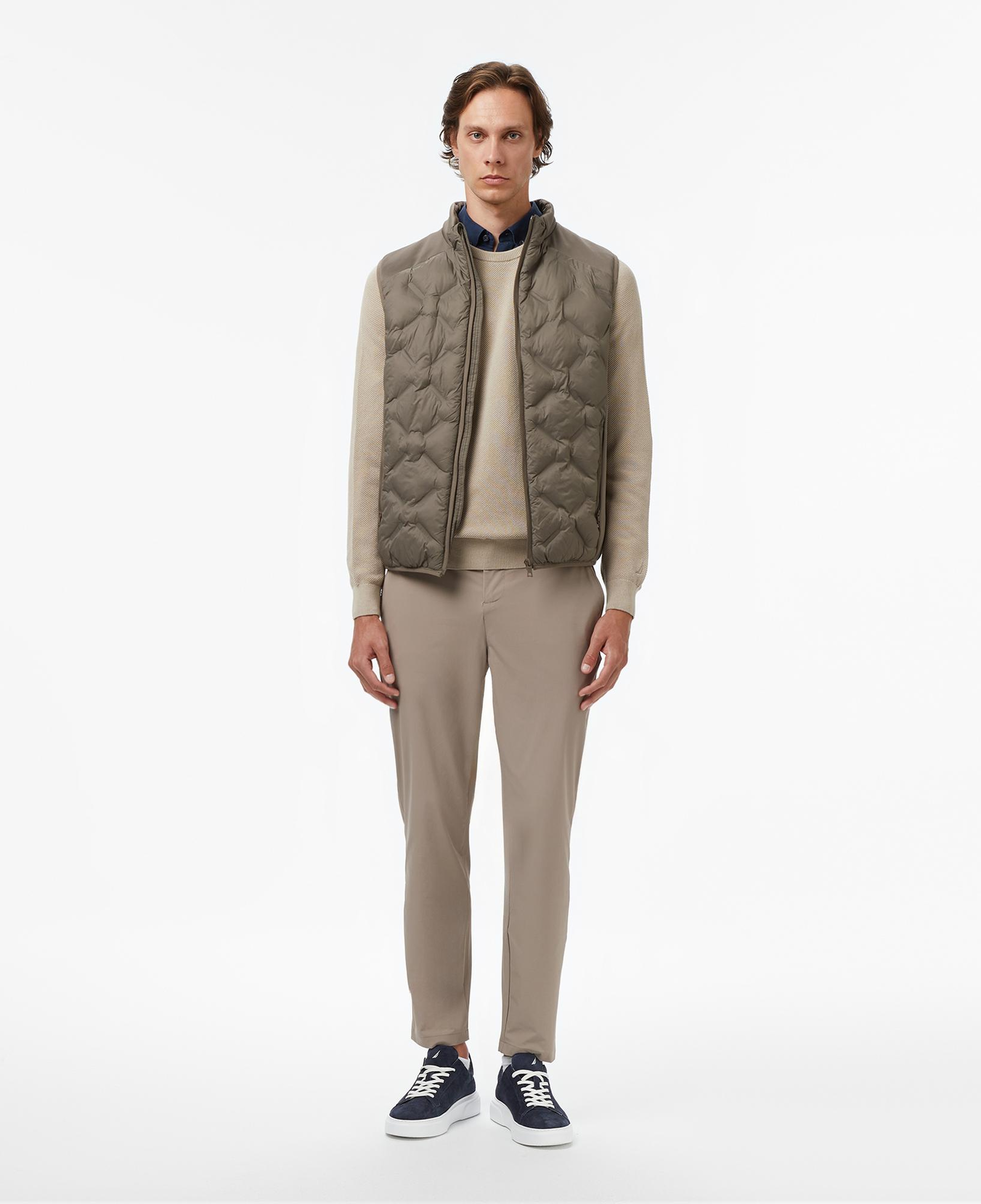 Nautica Erkek Kahverengi Regular Fit Yelek