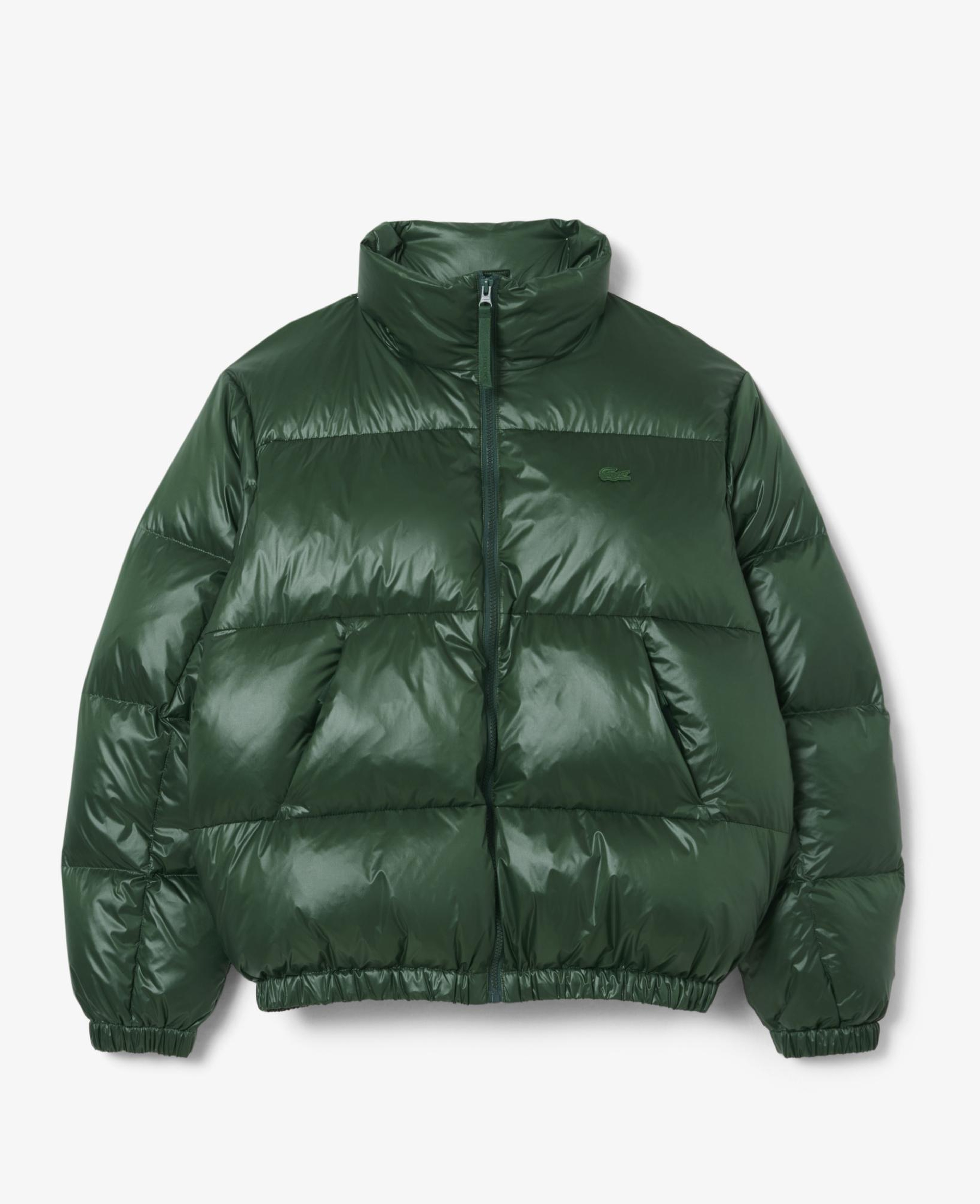 Lacoste Erkek Relaxed Fit Kapüşonlu Yeşil Mont