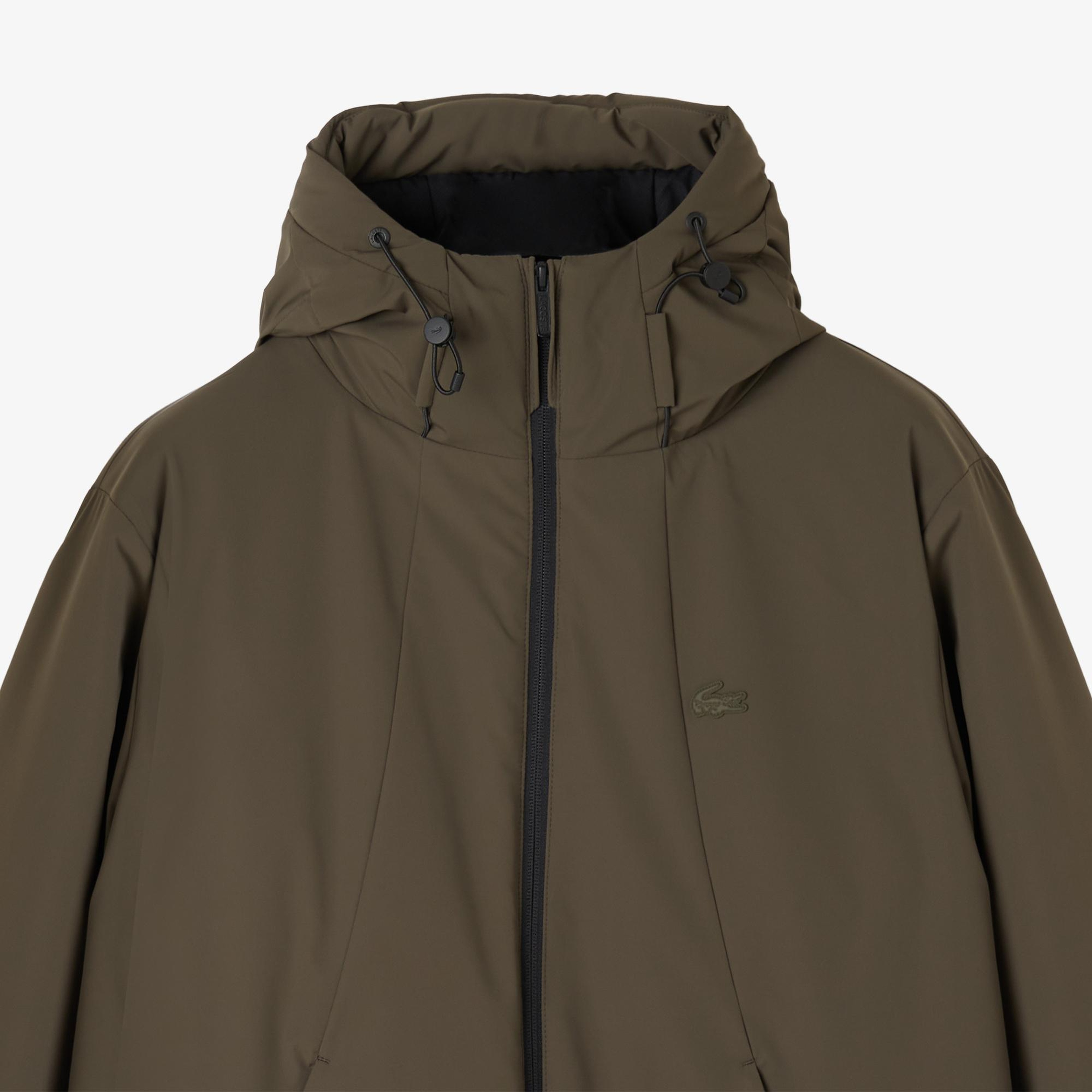 Lacoste Erkek Kapüşonlu Haki Mont