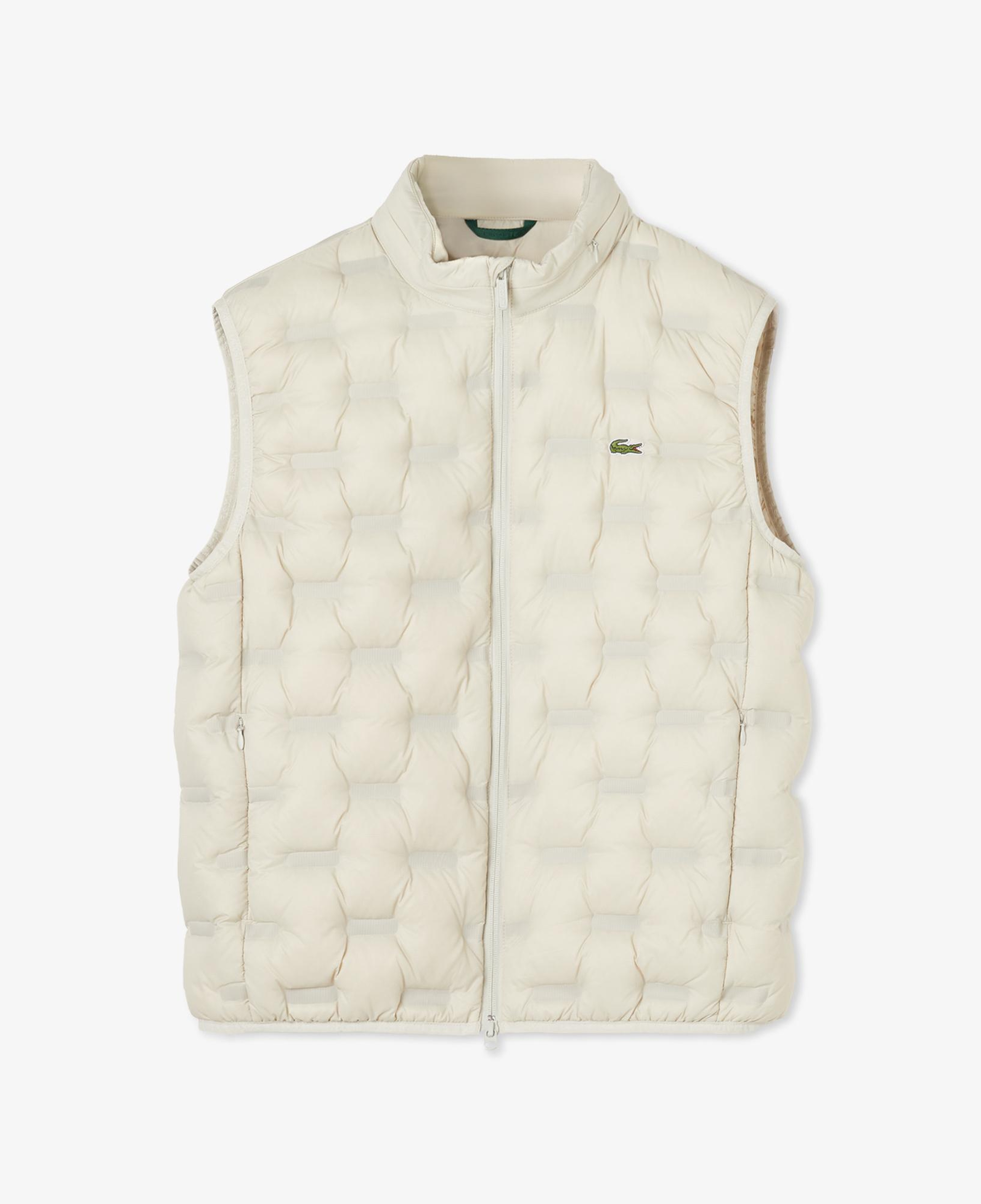 Lacoste Erkek Dik Yaka Kapitone Açık Gri Yelek