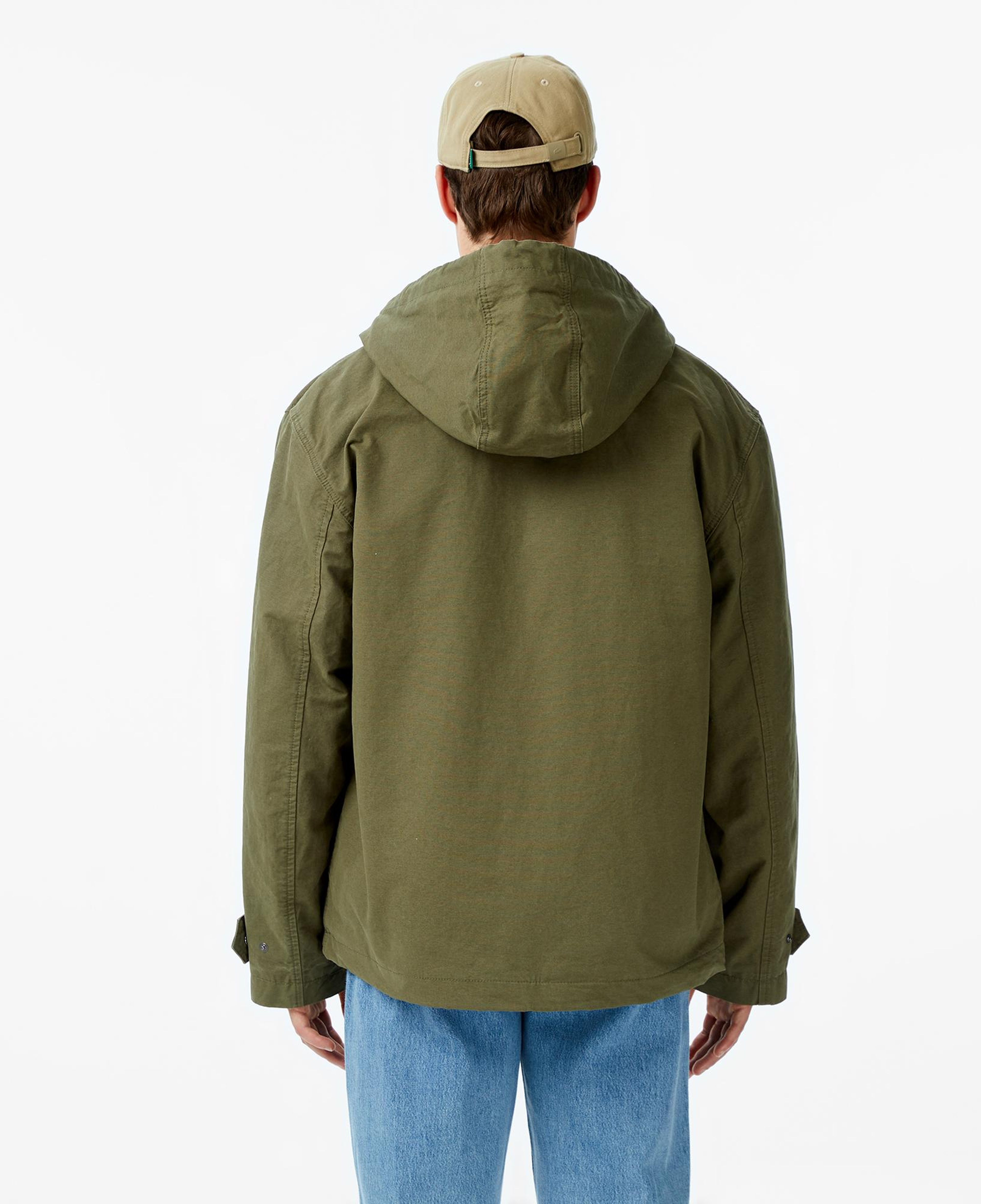 Lacoste Erkek Kapüşonlu Haki Mont