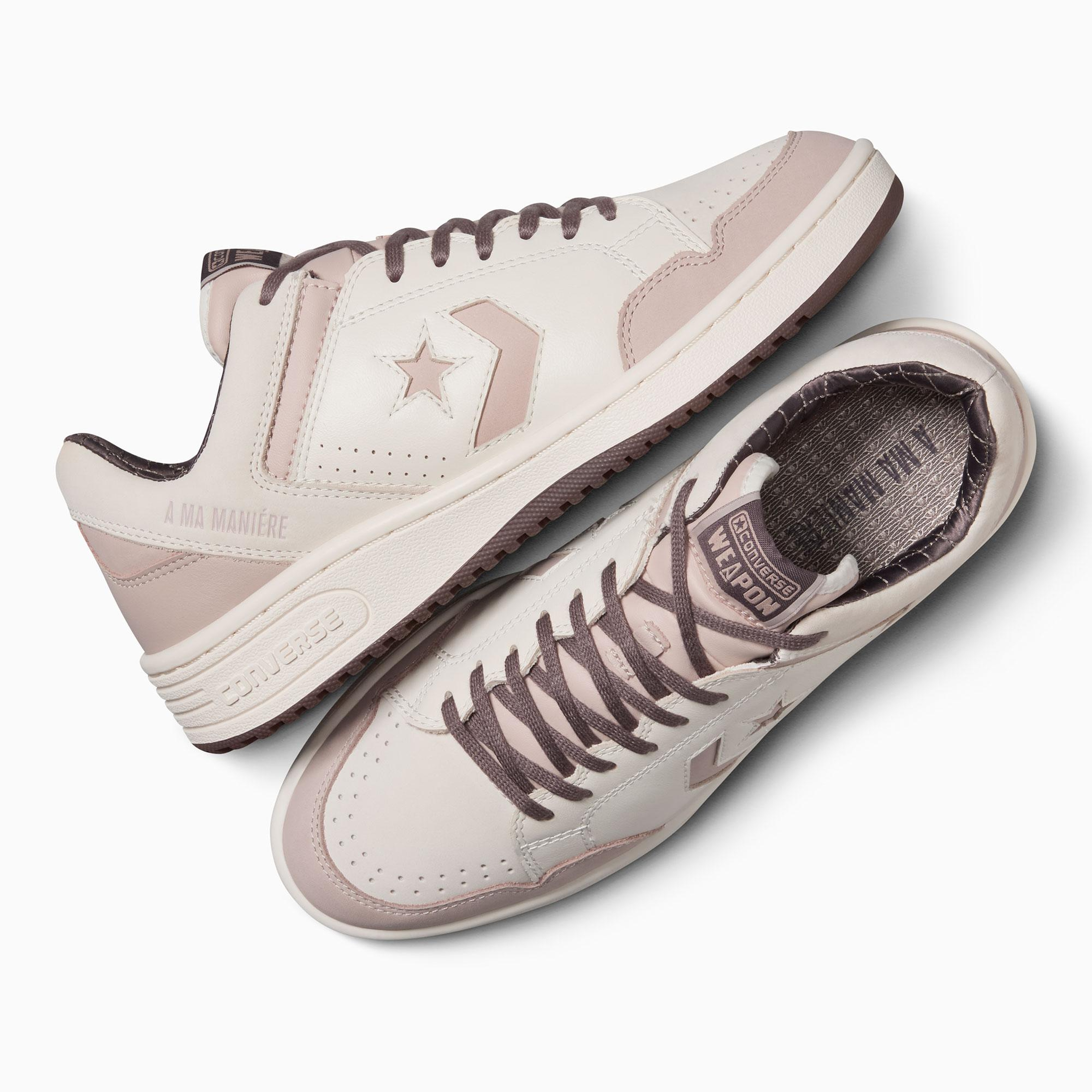 Converse x A Ma Maniere Weapon Unisex Beyaz Deri Sneaker