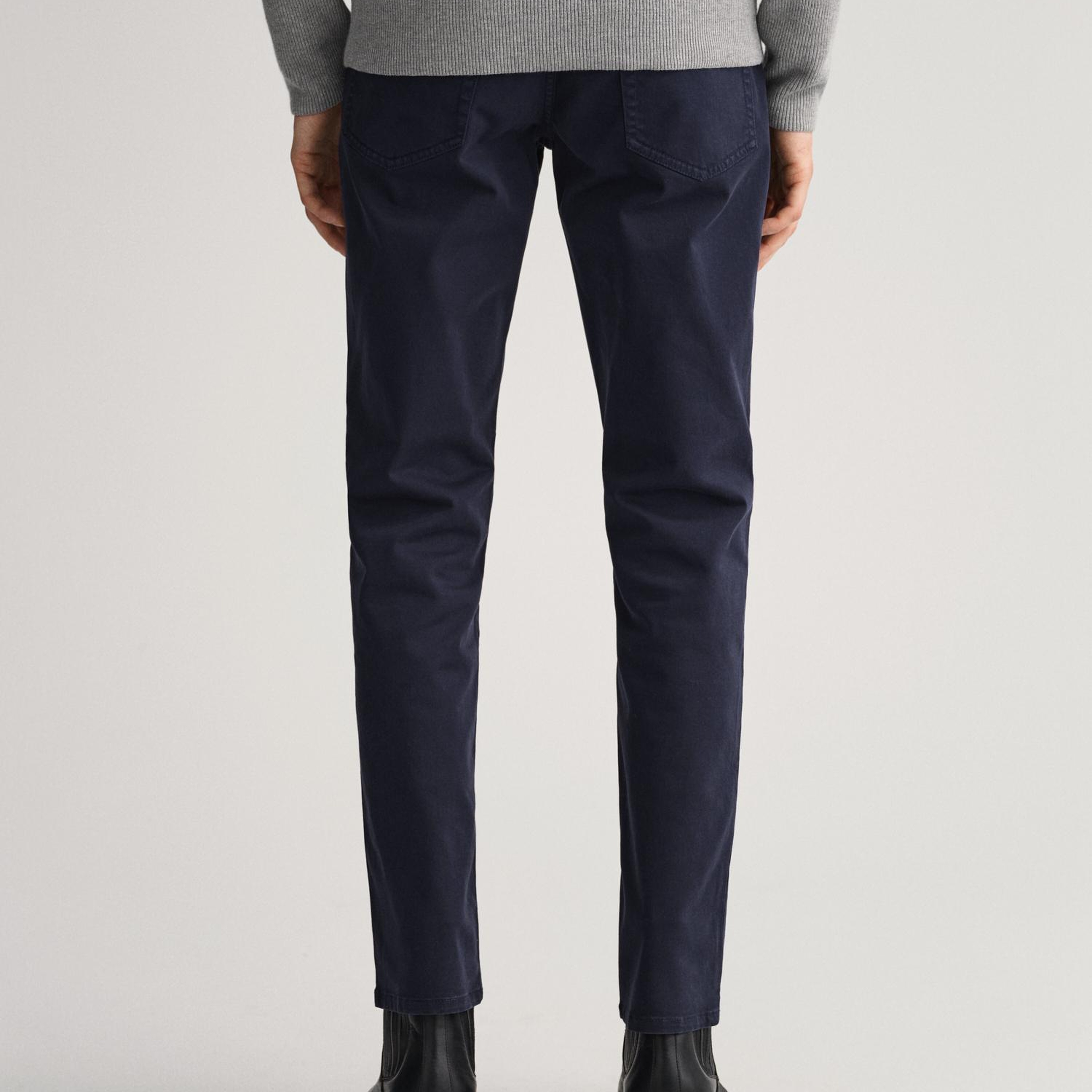 GANT Erkek Lacivert Slim Fit Hayes Pantolon