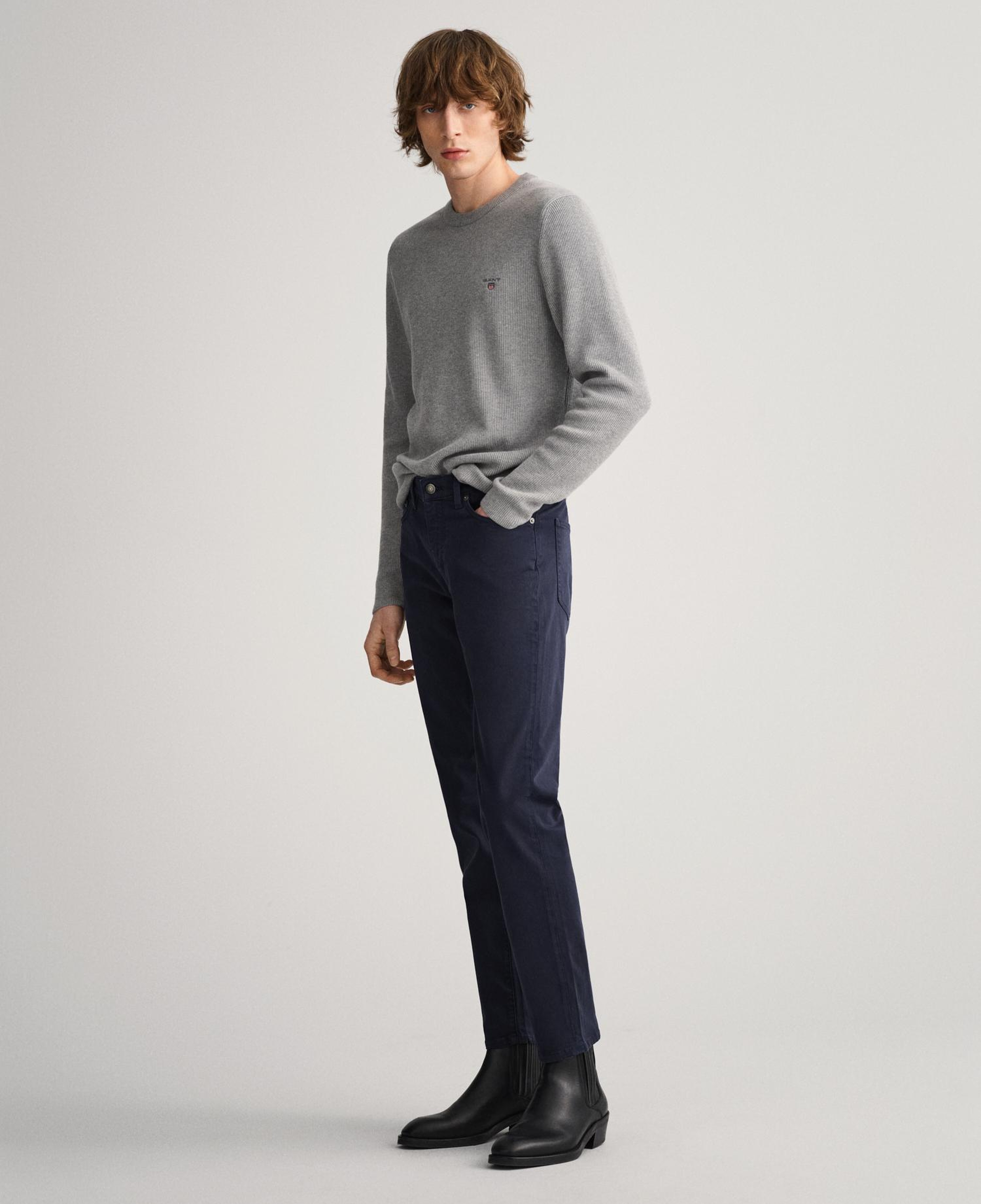 GANT Erkek Lacivert Slim Fit Hayes Pantolon