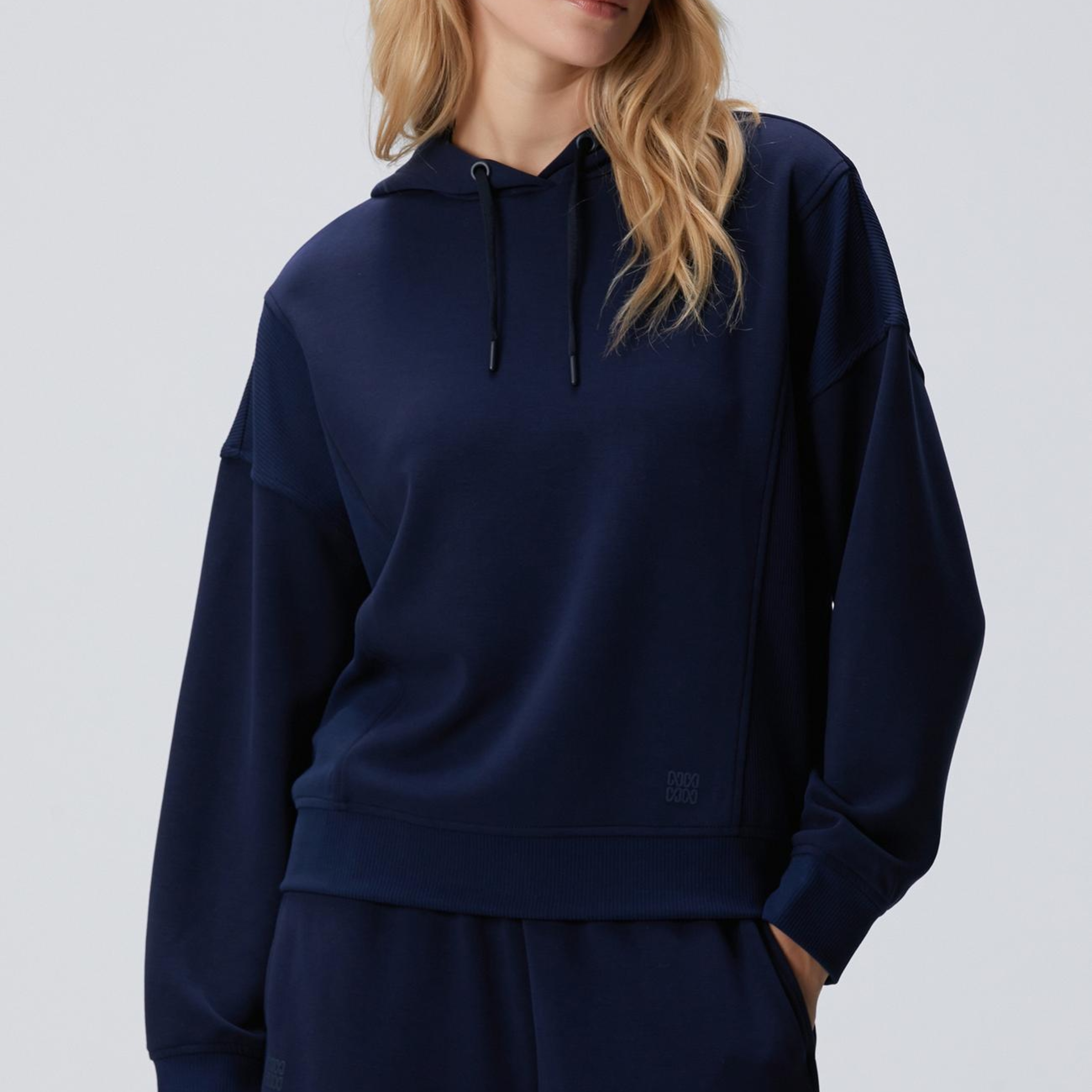 Network Kadın Lacivert Kapüşonlu Sweatshirt