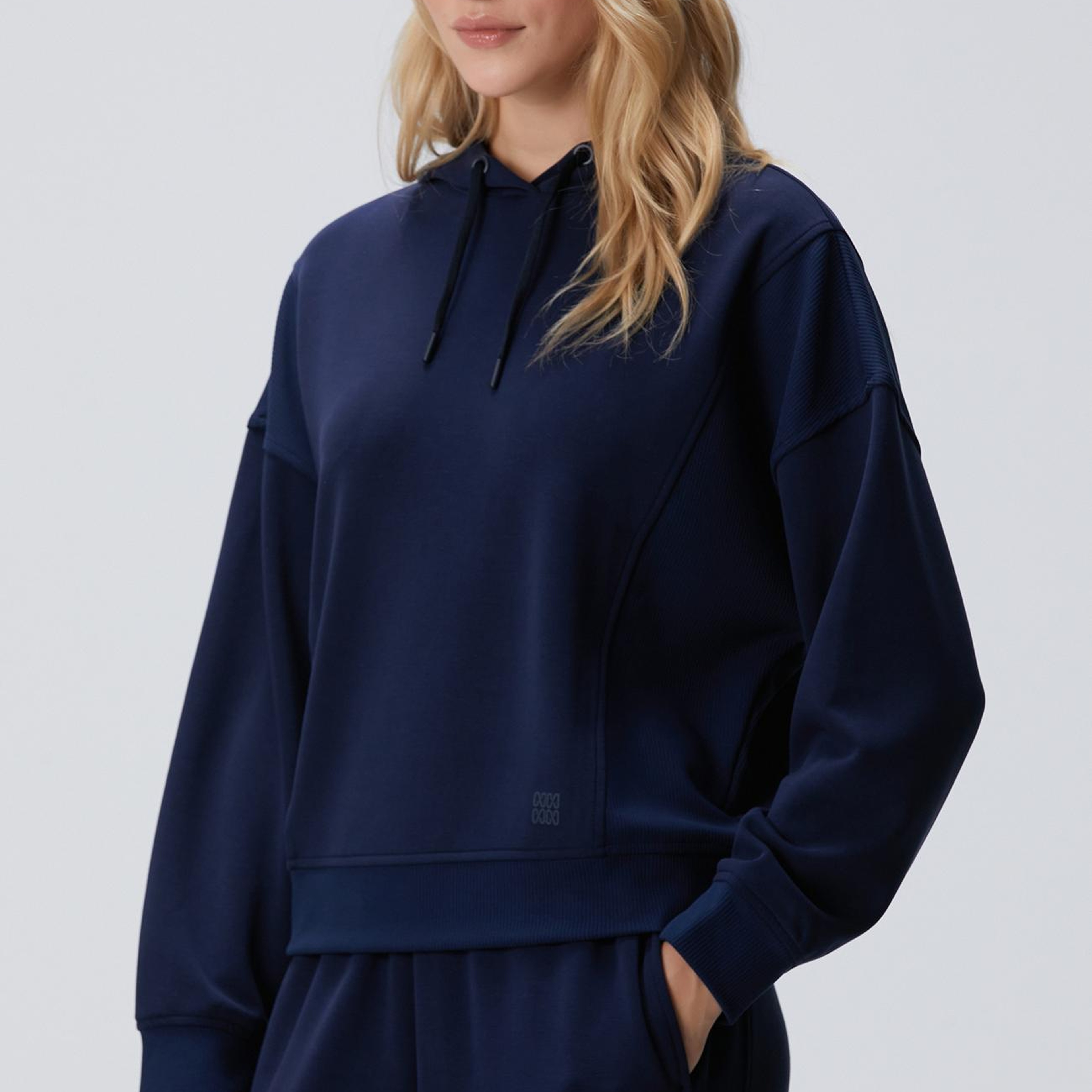Network Kadın Lacivert Kapüşonlu Sweatshirt