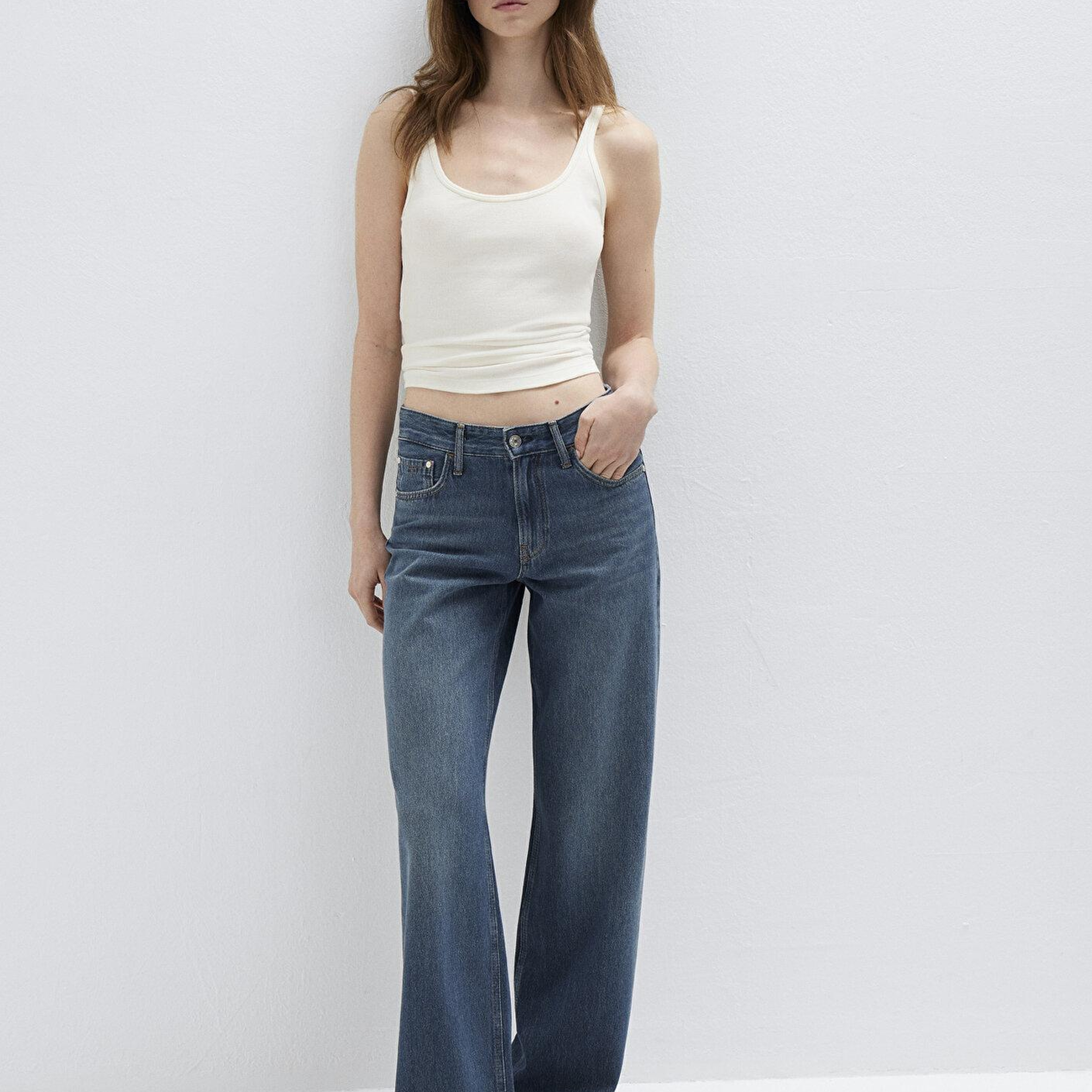 Mavi Lovely Classic Denim Puslu Koyu Mavi Jean Pantolon 1012645-A3167