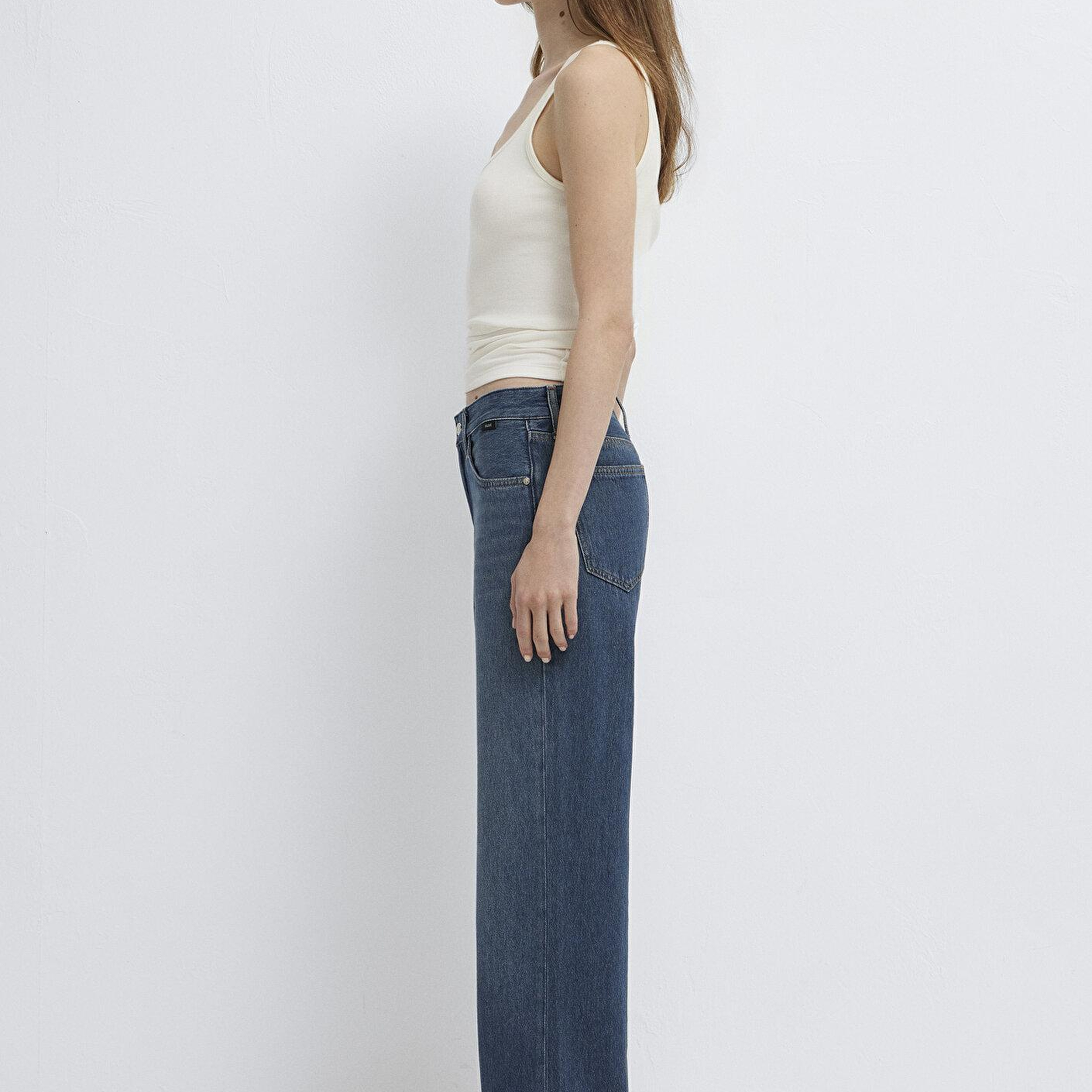 Mavi Lovely Classic Denim Puslu Koyu Mavi Jean Pantolon 1012645-A3167