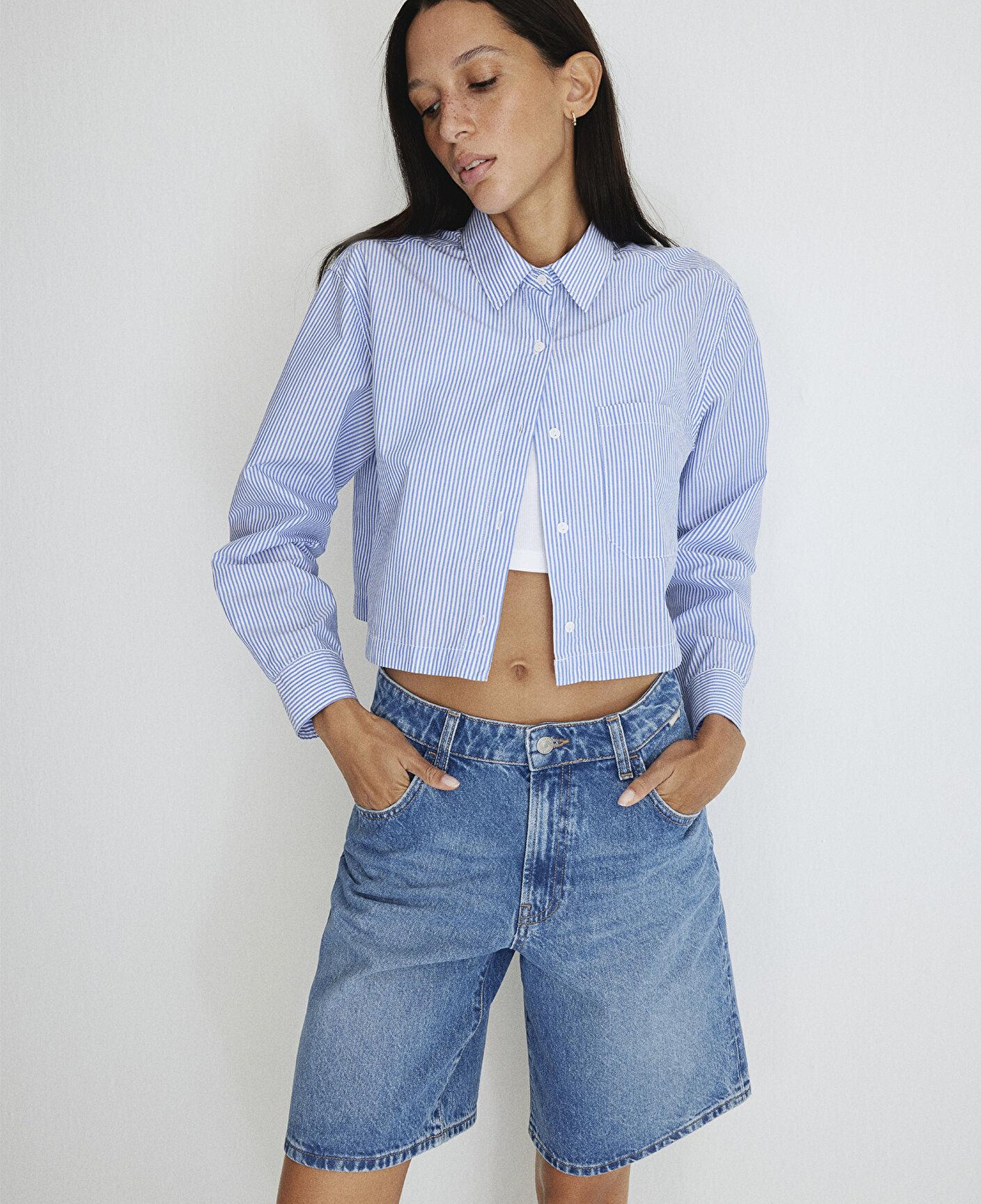 Mavi Melinda Real Blue Indigo Mavisi Jean Şort 1410144-87086