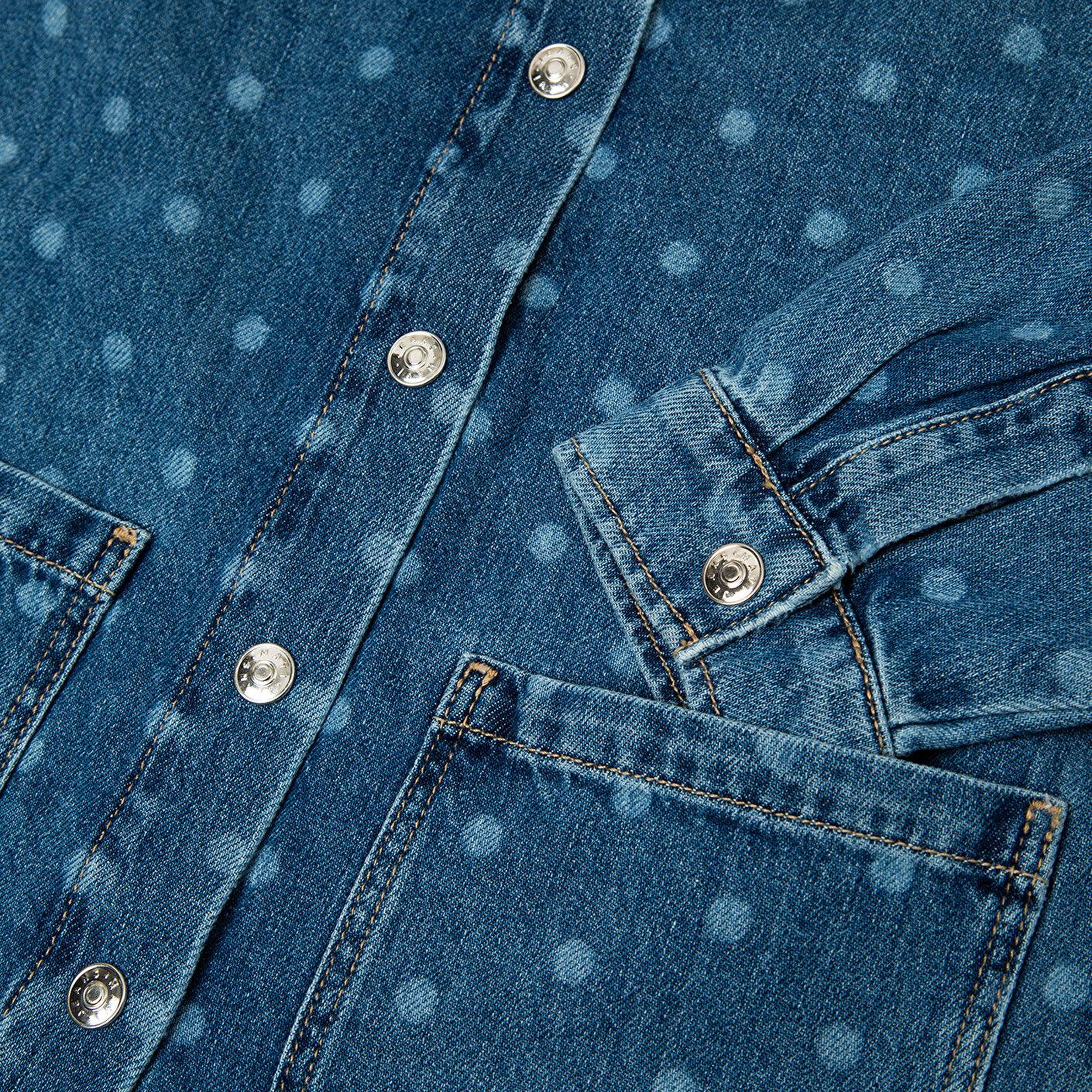 Mavi Lullu Açık Maci Jean Gömlek Regular Fit / Normal Kesim 7210002-A3339