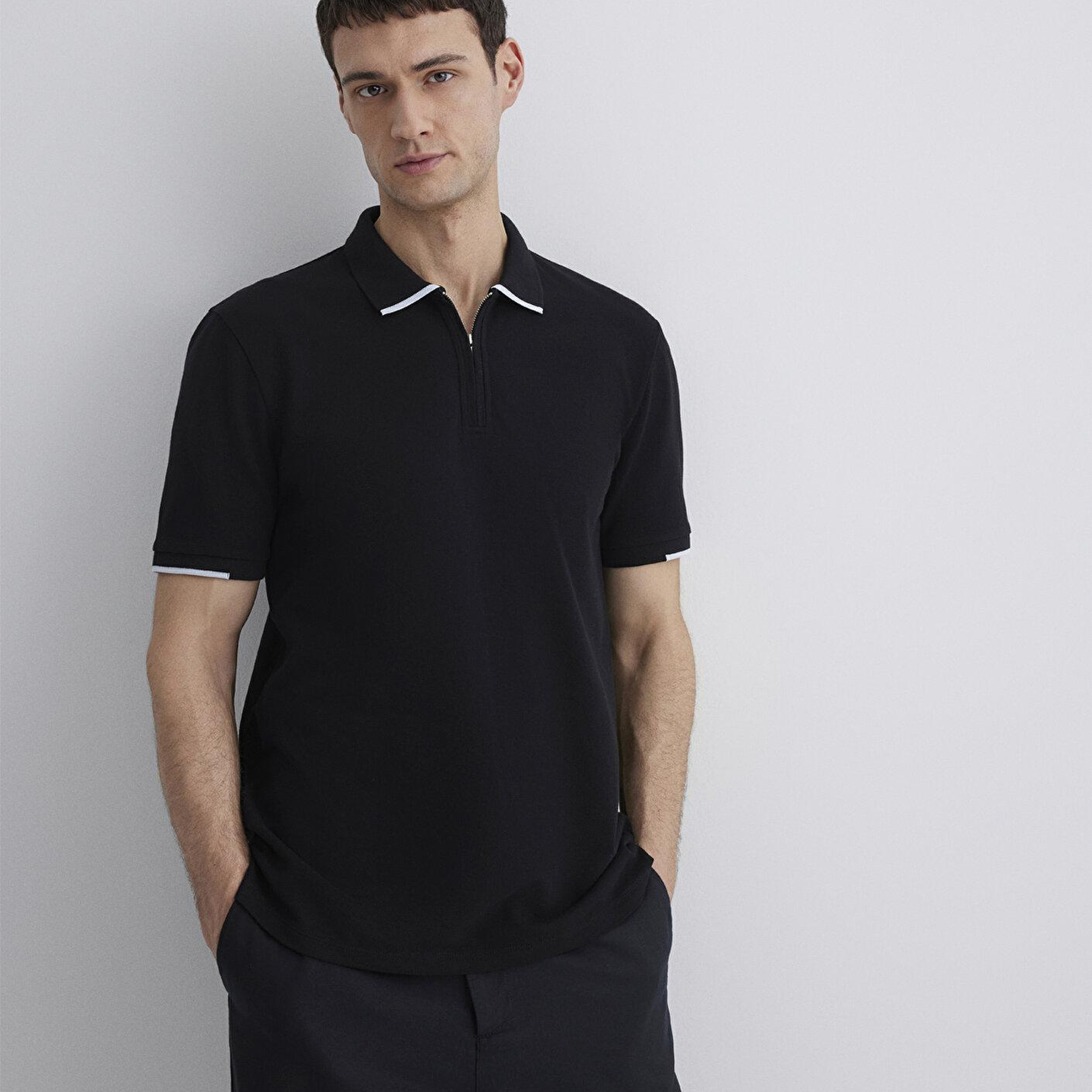 Mavi Şerit Detaylı Mavi Black Polo Tişört Regular Fit / Normal Kesim 0612654-900
