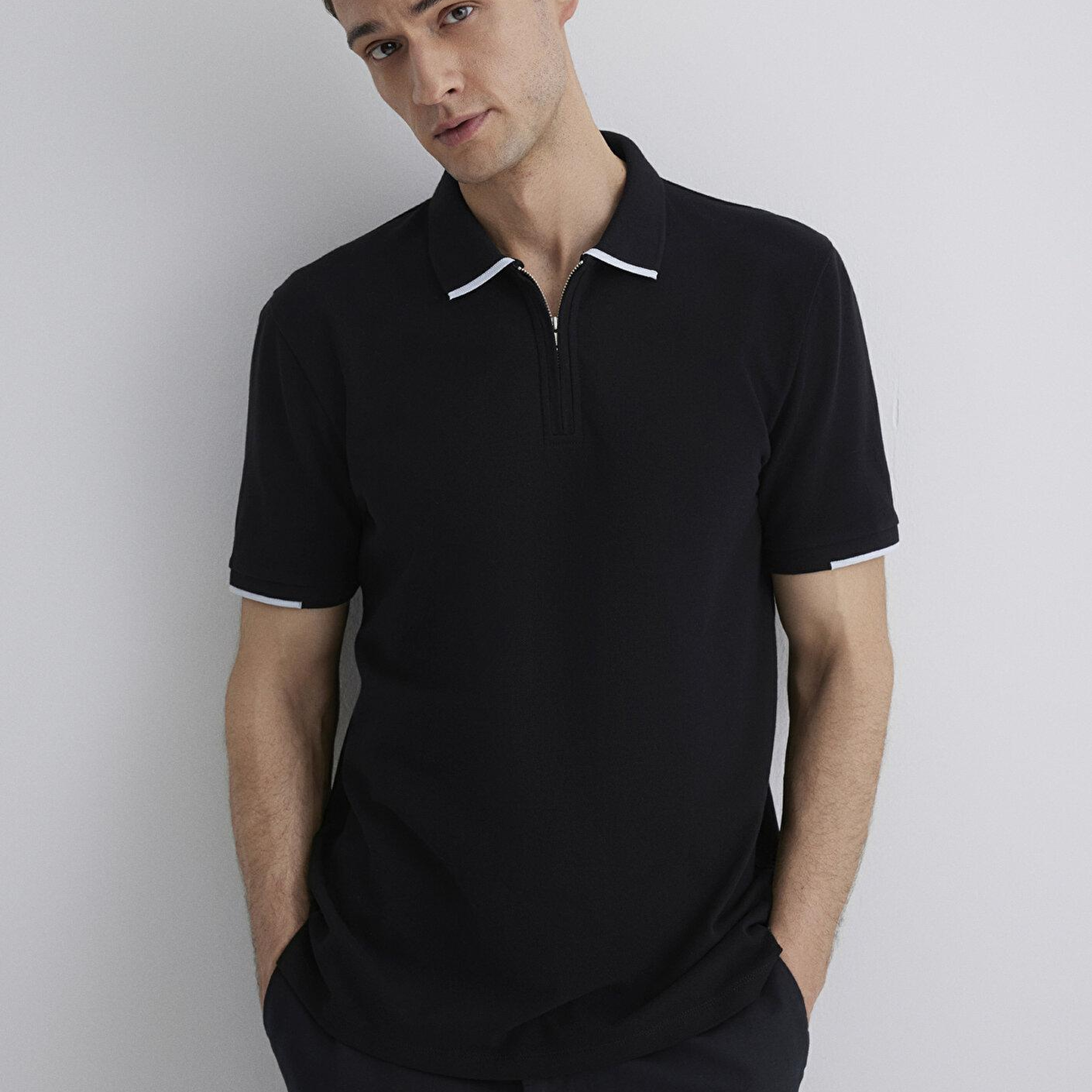 Mavi Şerit Detaylı Mavi Black Polo Tişört Regular Fit / Normal Kesim 0612654-900