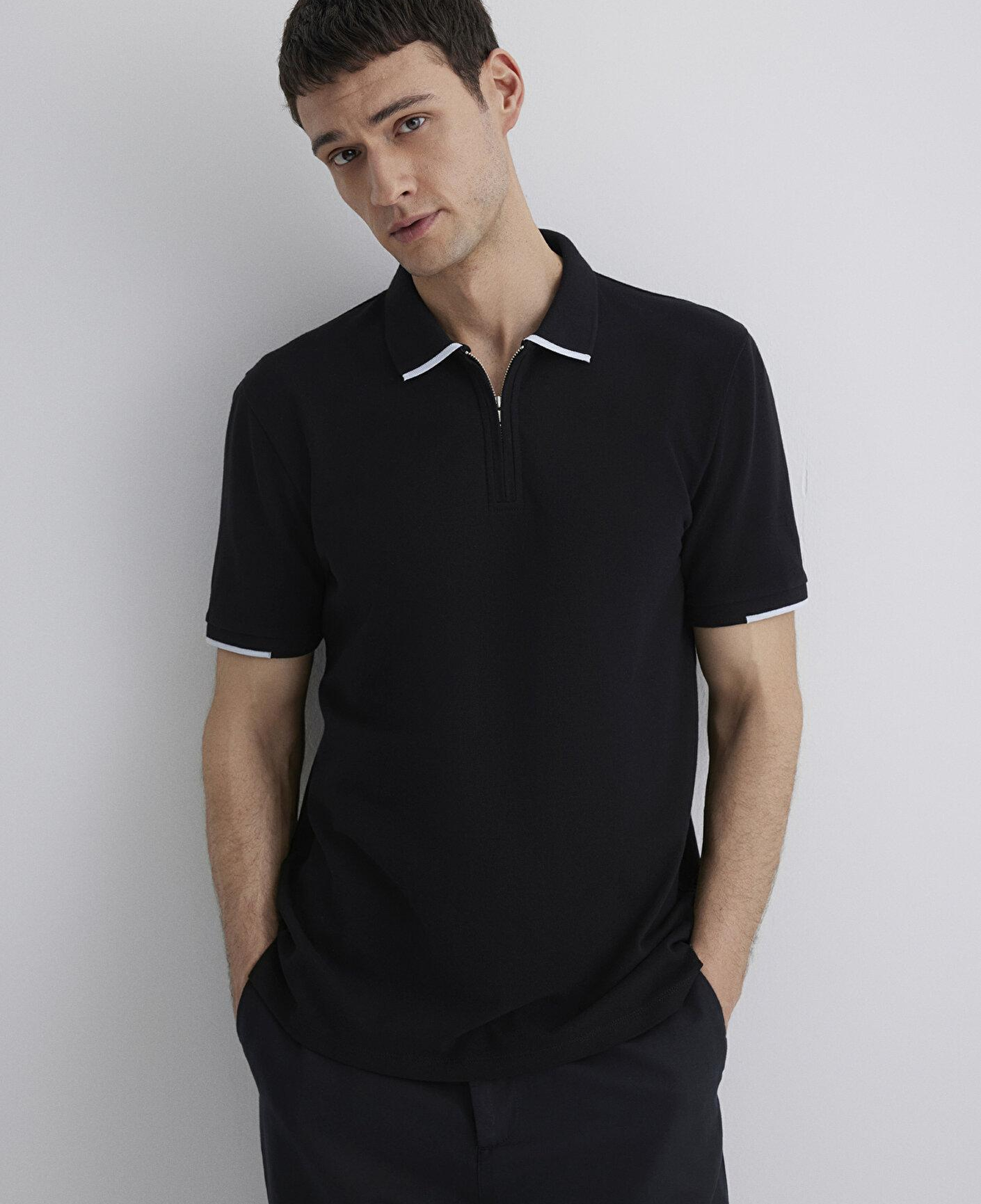 Mavi Şerit Detaylı Mavi Black Polo Tişört Regular Fit / Normal Kesim 0612654-900