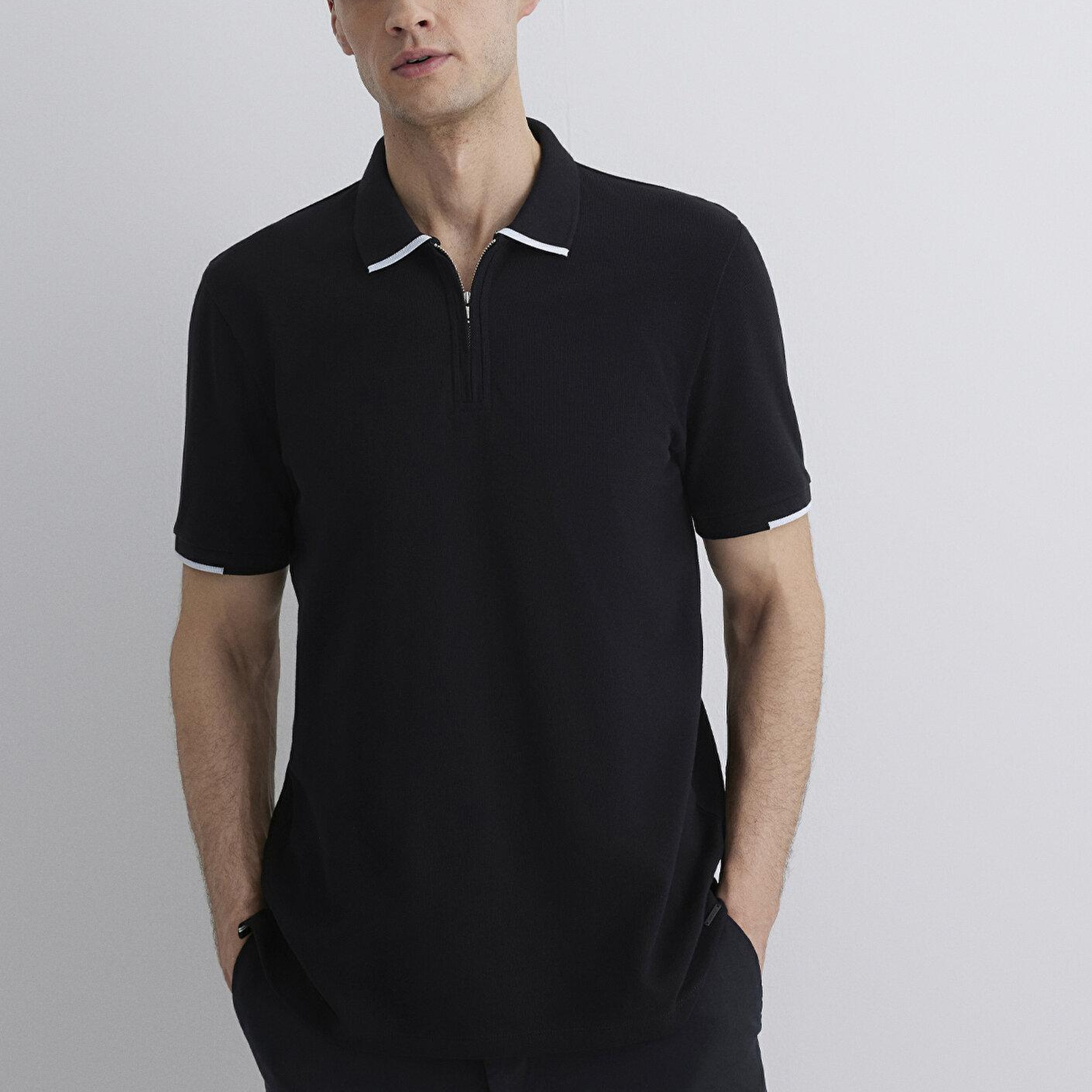 Mavi Şerit Detaylı Mavi Black Polo Tişört Regular Fit / Normal Kesim 0612654-900